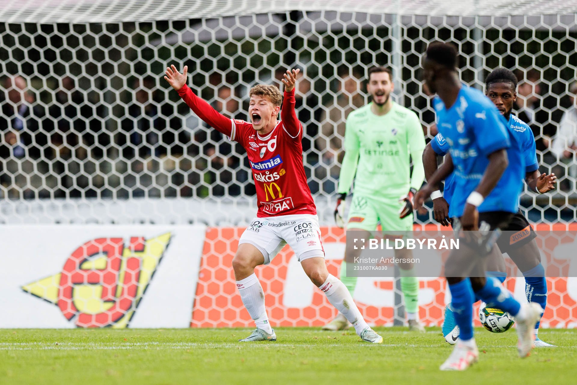 Degerfors Gustav Lindgren reagerer