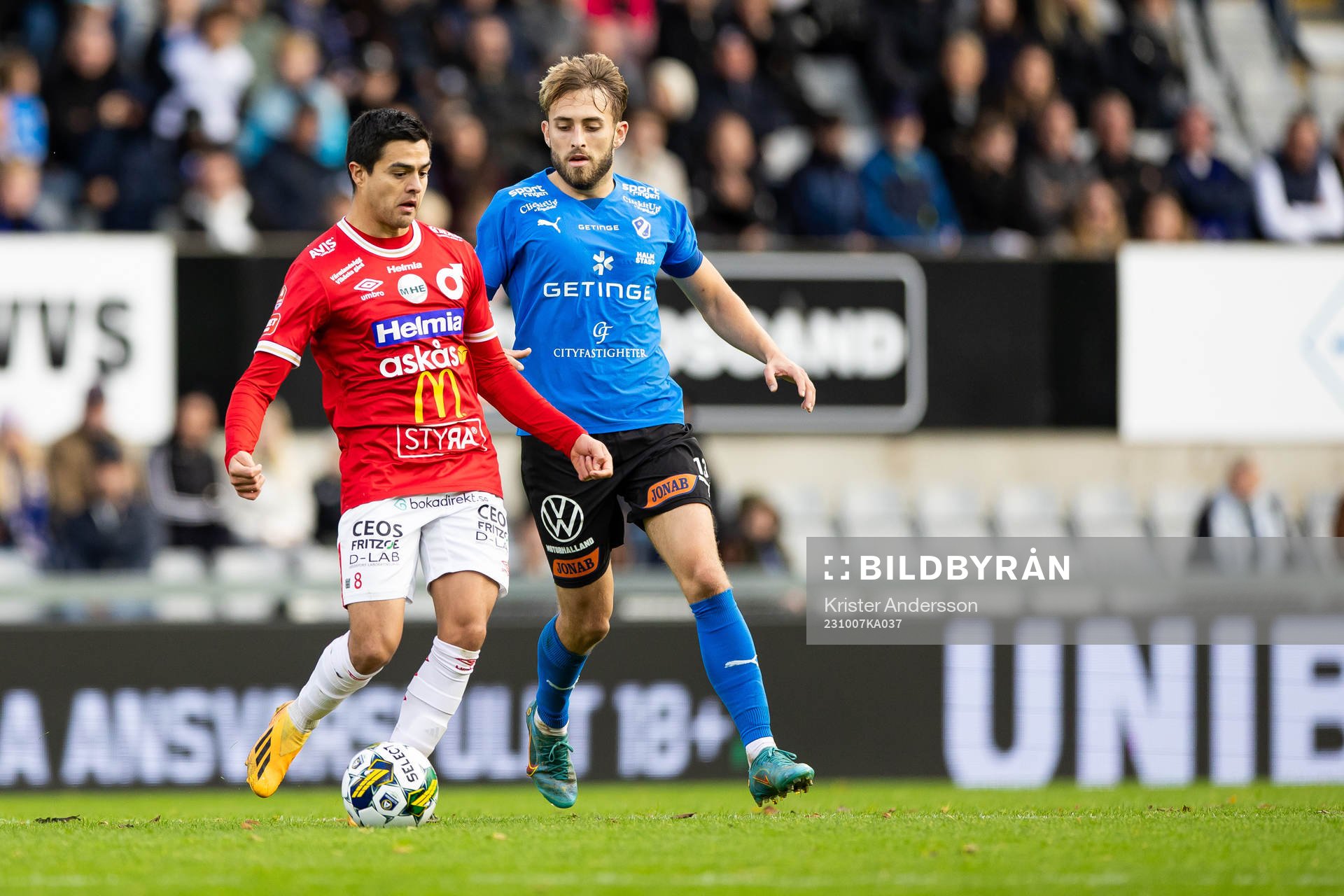 Degerfors Diego De Jesus Campos Ballestero och Halmstads