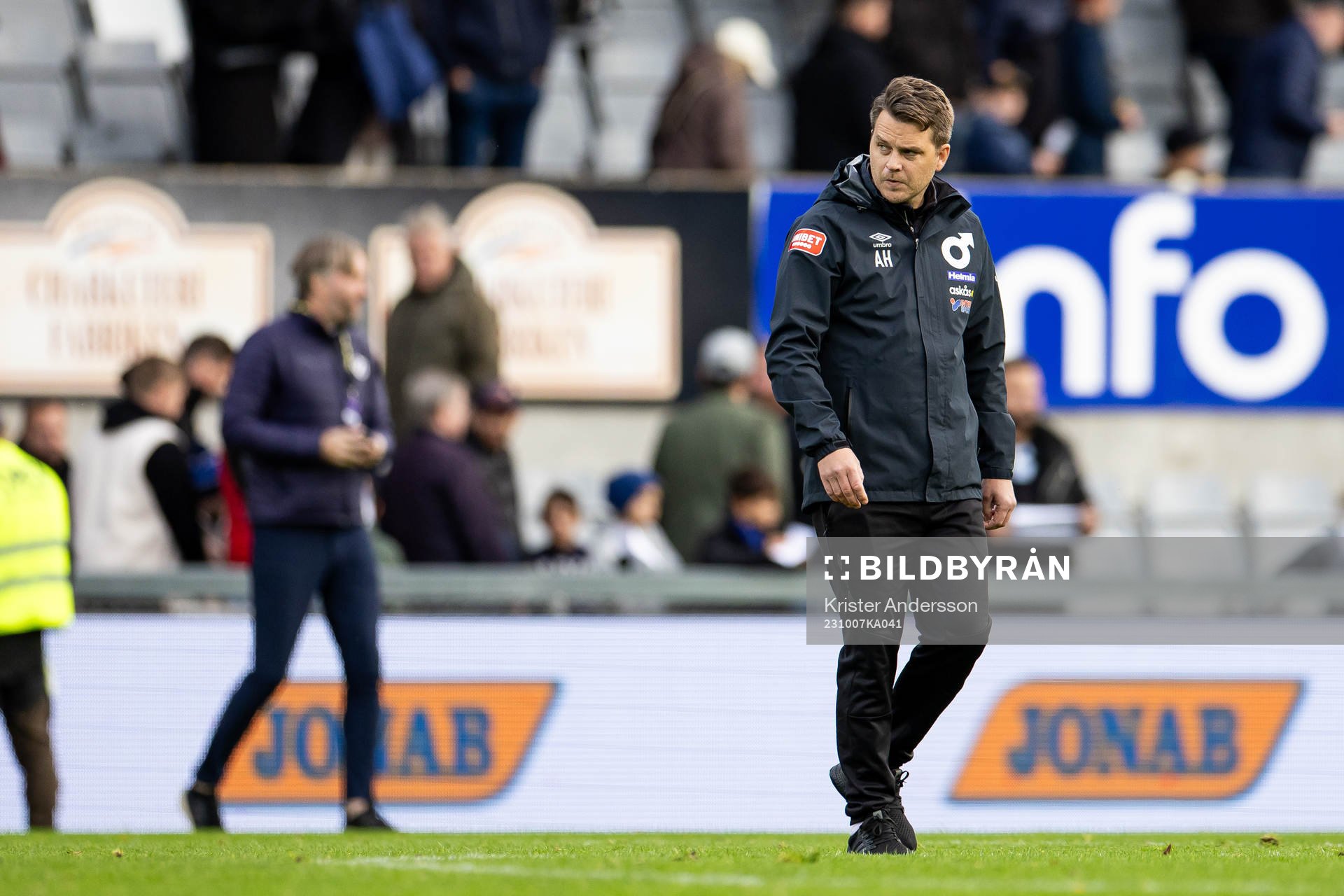 Degerfors tränare Andreas Holmberg deppar