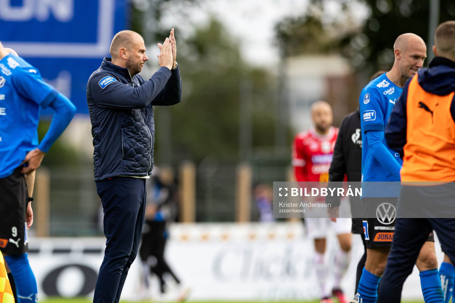 Halmstads tränare Magnus Haglund