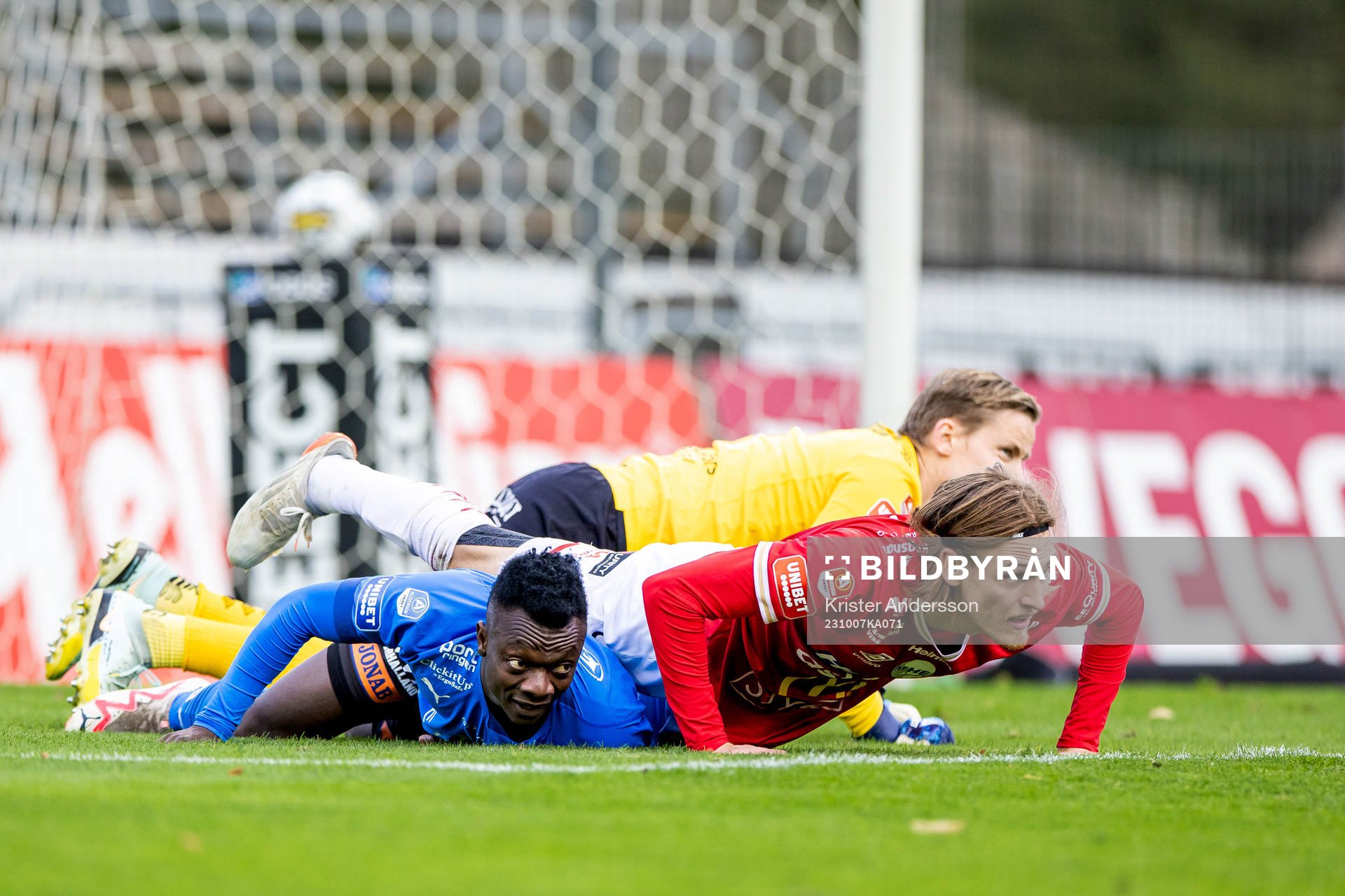 Halmstads Thomas Boakye och Degerfors Gustav Granath