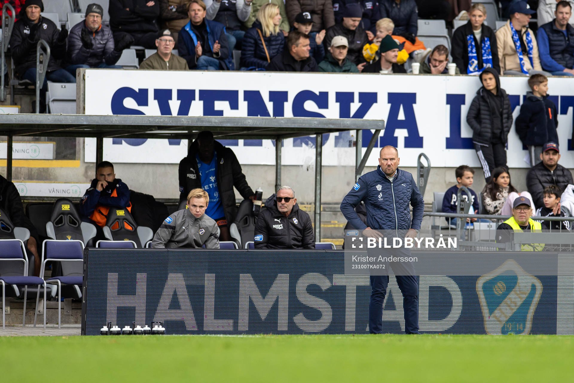 Halmstads tränare Magnus Haglund