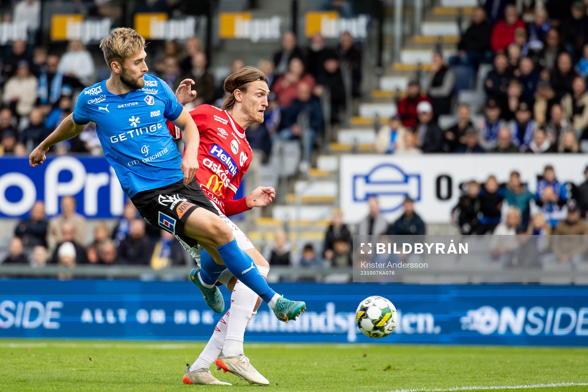 Halmstads Jack Cooper-Love och Degerfors Gustav Granath