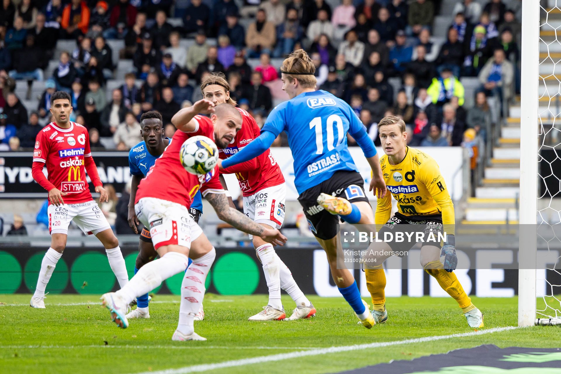 Degerfors målvakt Sondre Lovseth Rossbach