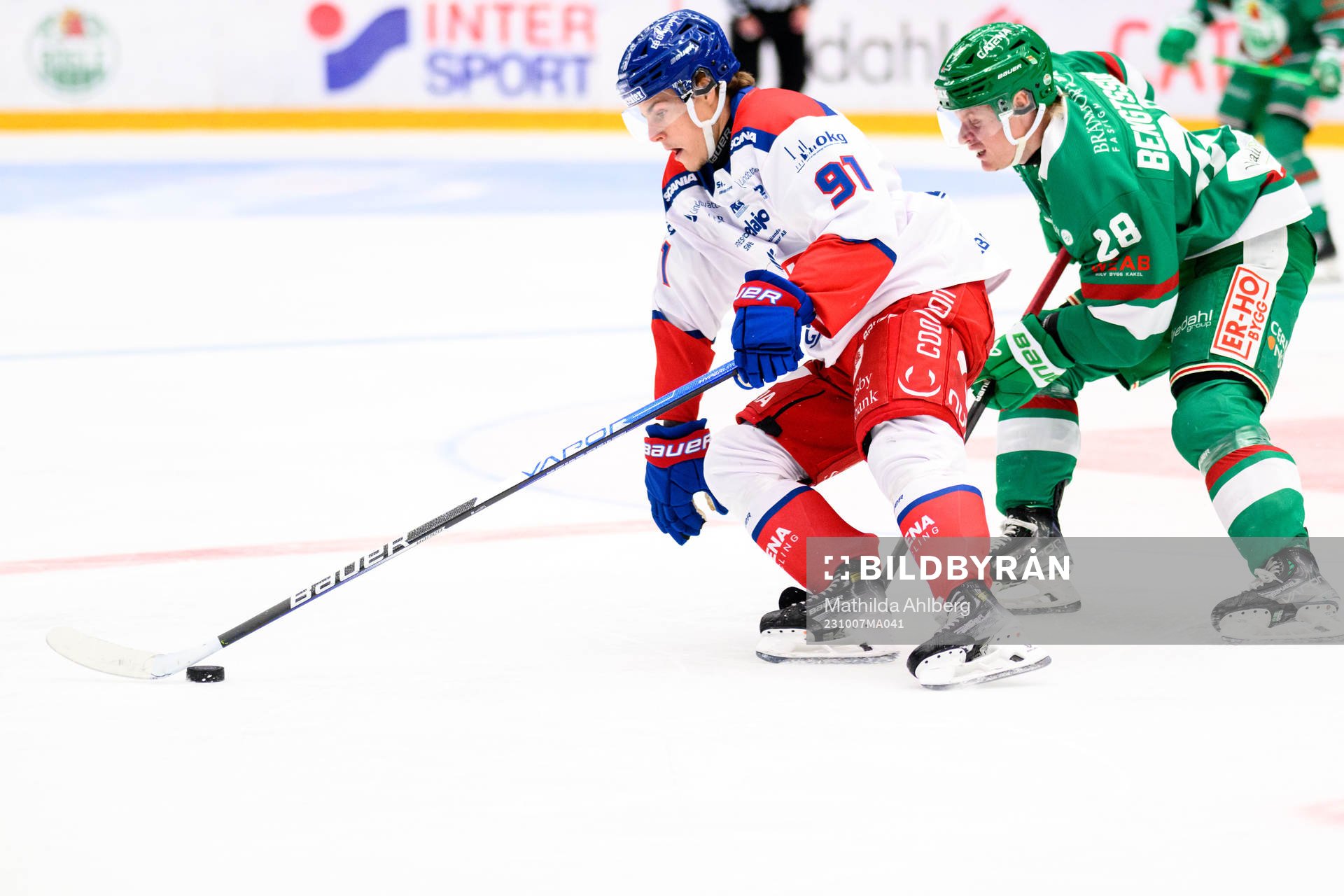 Oskarshamns Logan Hutsko och Rögles Anton Bengtsson