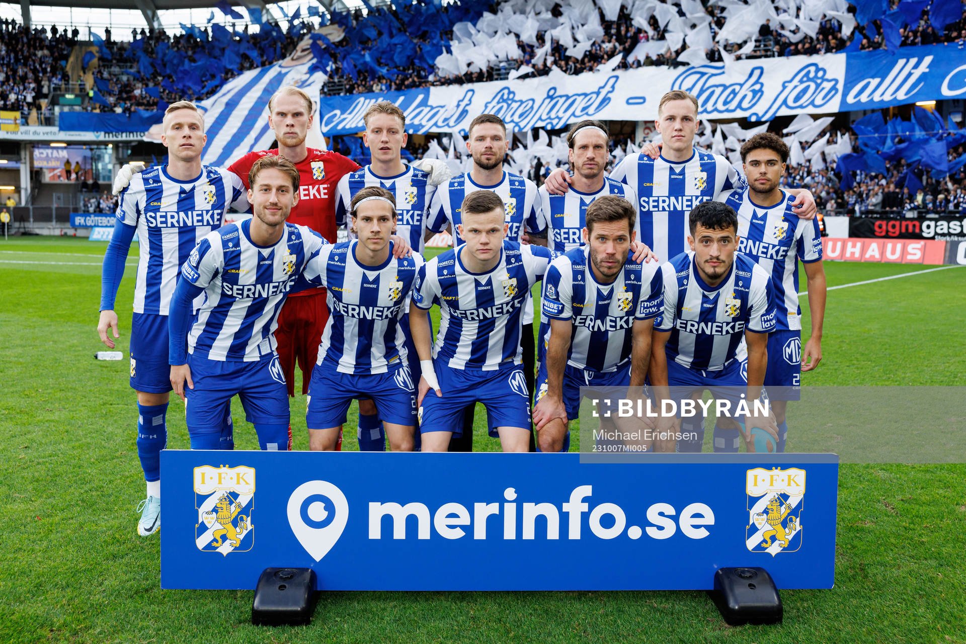 IFK Göteborgs startelva med Marcus Berg innan