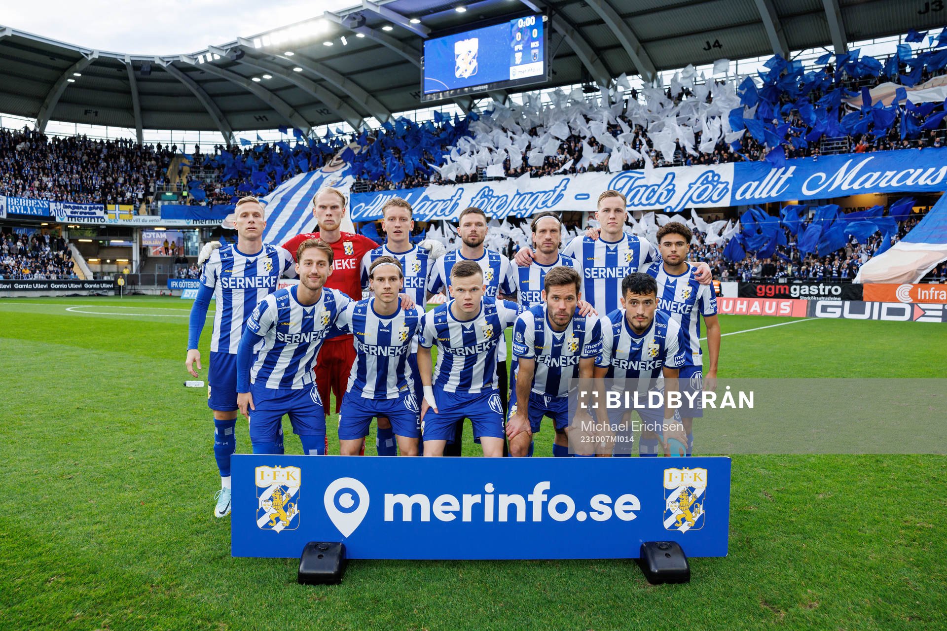 IFK Göteborgs startelva med Marcus Berg innan