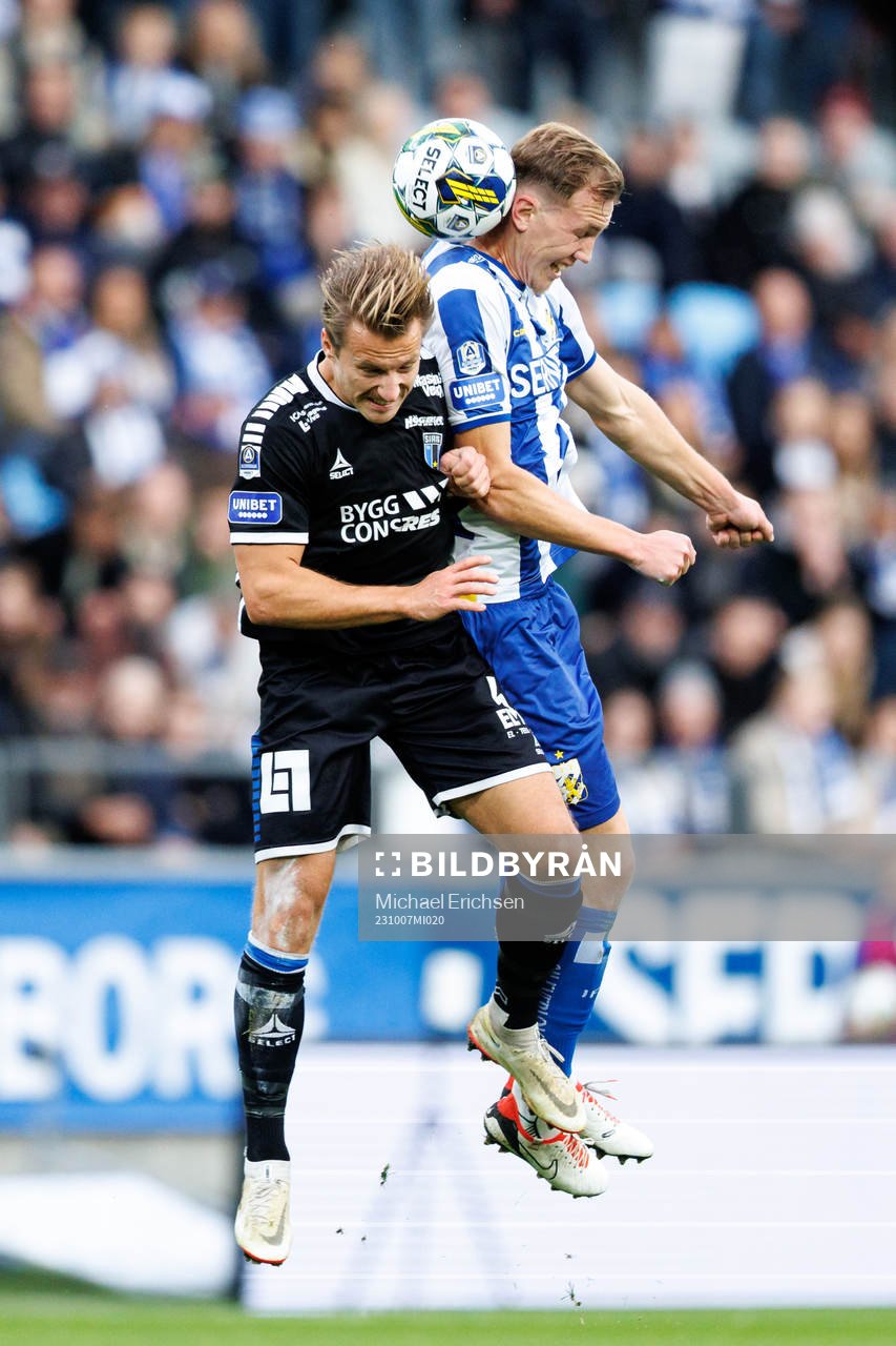 Sirius Daniel Stensson och IFK Göteborgs Adam Carlén