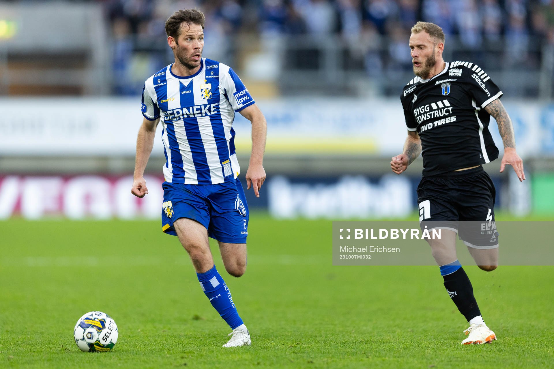 IFK Göteborgs Emil Salomonsson och Sirius Joeri De Kamps
