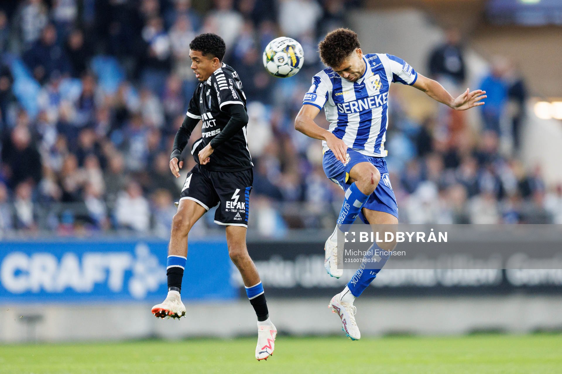 Sirius Tashreeq Matthews och IFK Göteborgs Thomas Santos