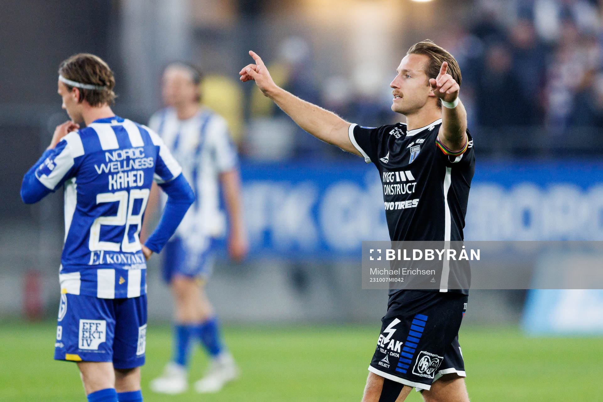 Sirius Daniel Stensson jublar