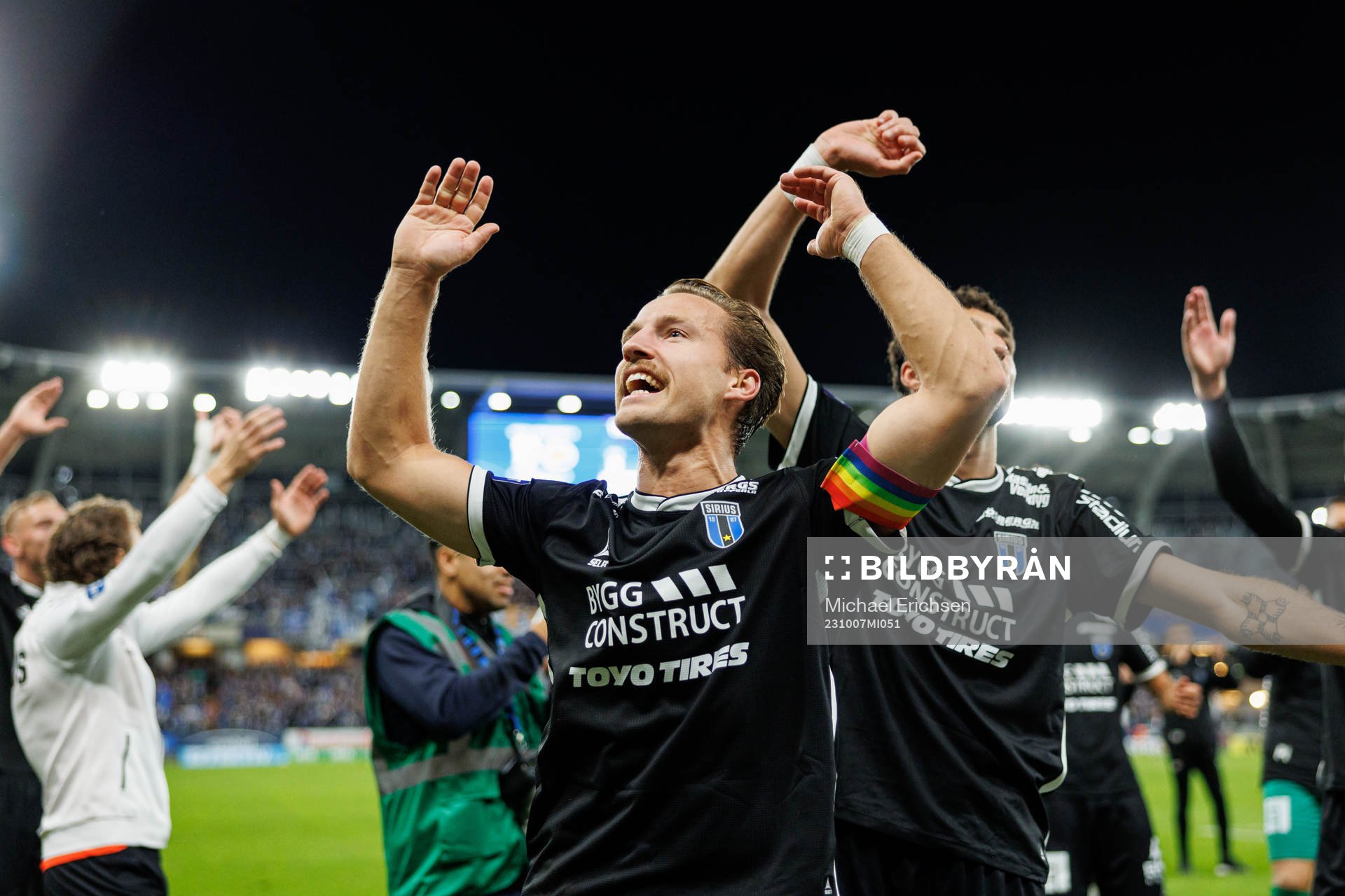 Sirius Daniel Stensson jublar