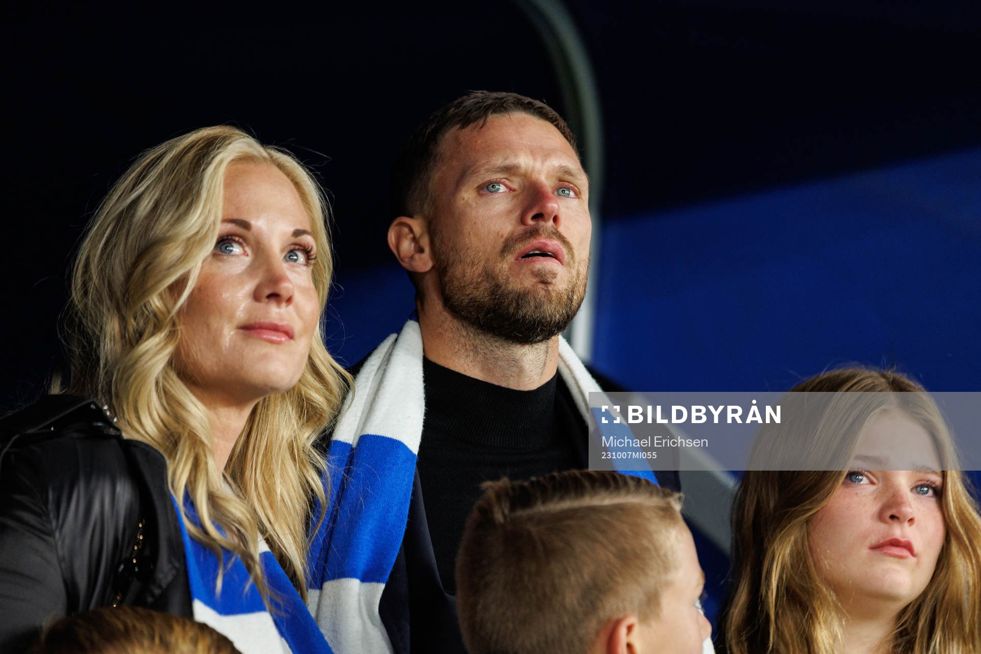 Marcus Berg med familj