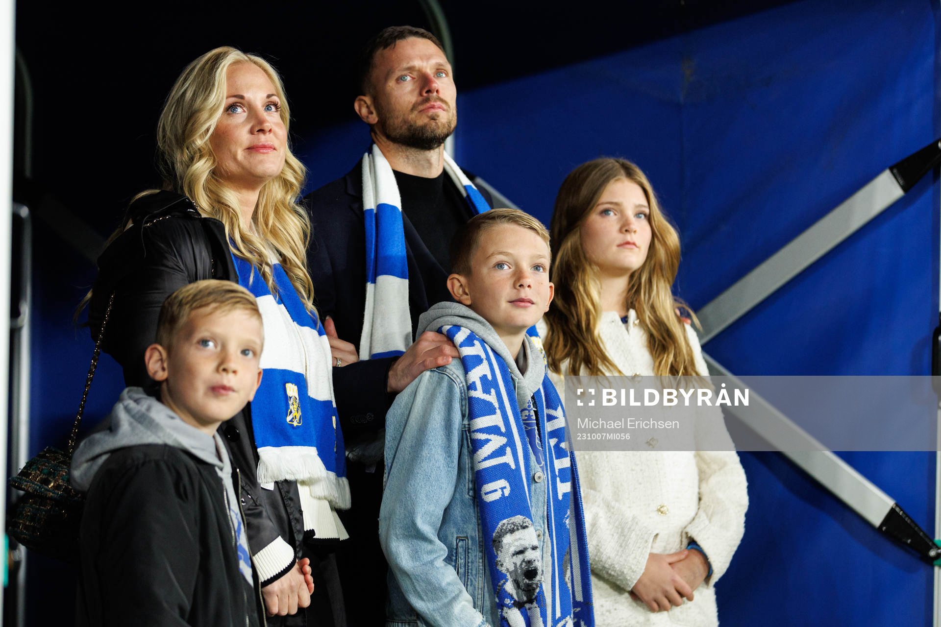 Marcus Berg med familj