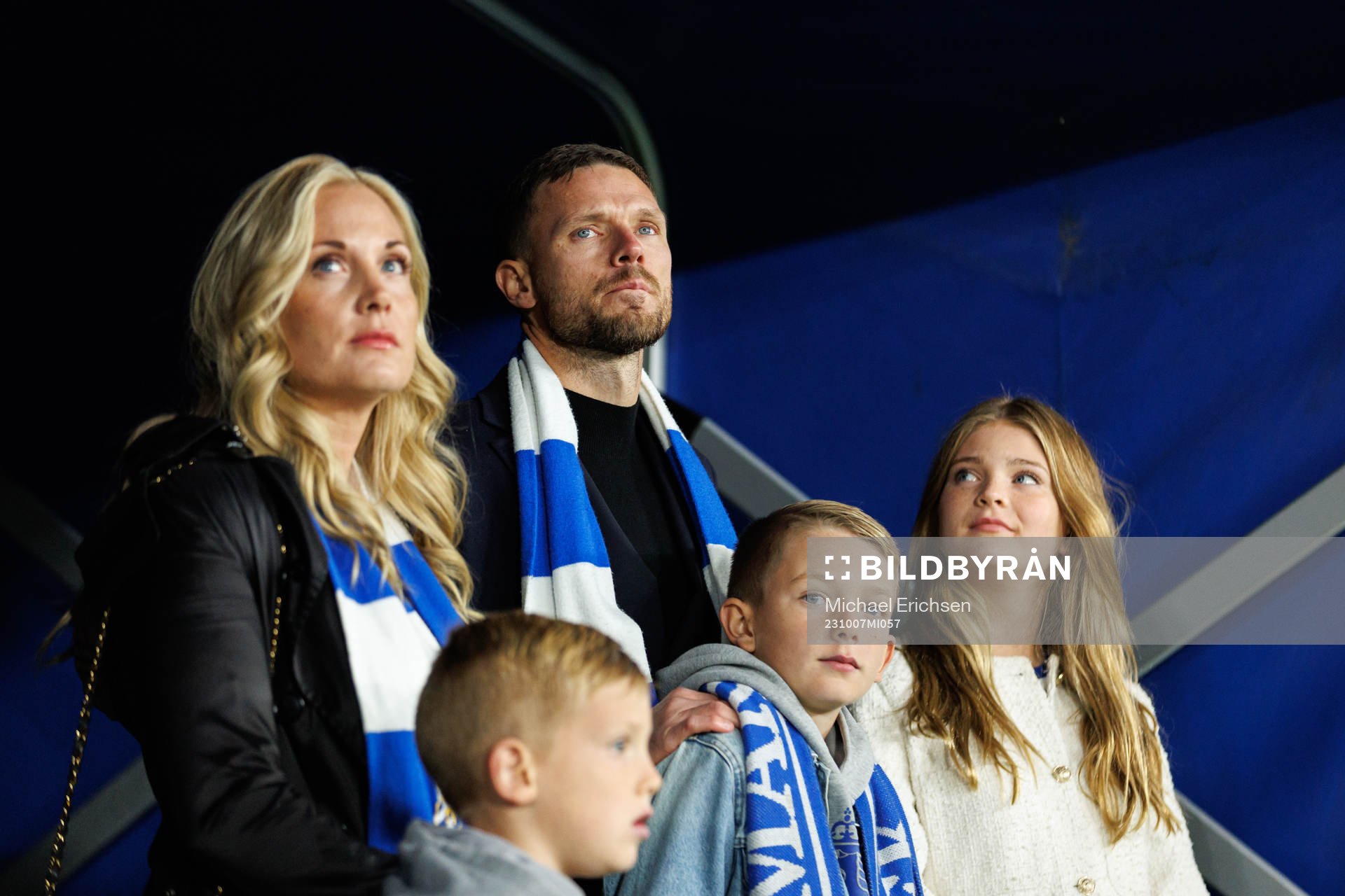 Marcus Berg med familj