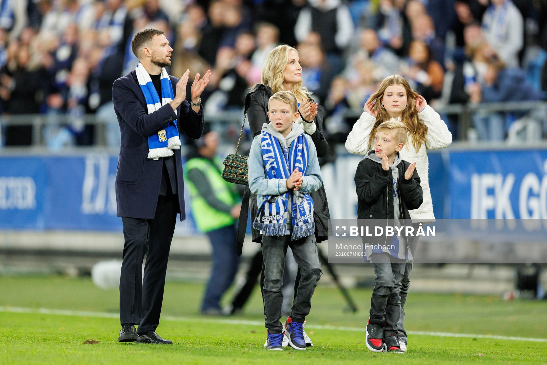 Marcus Berg med familj