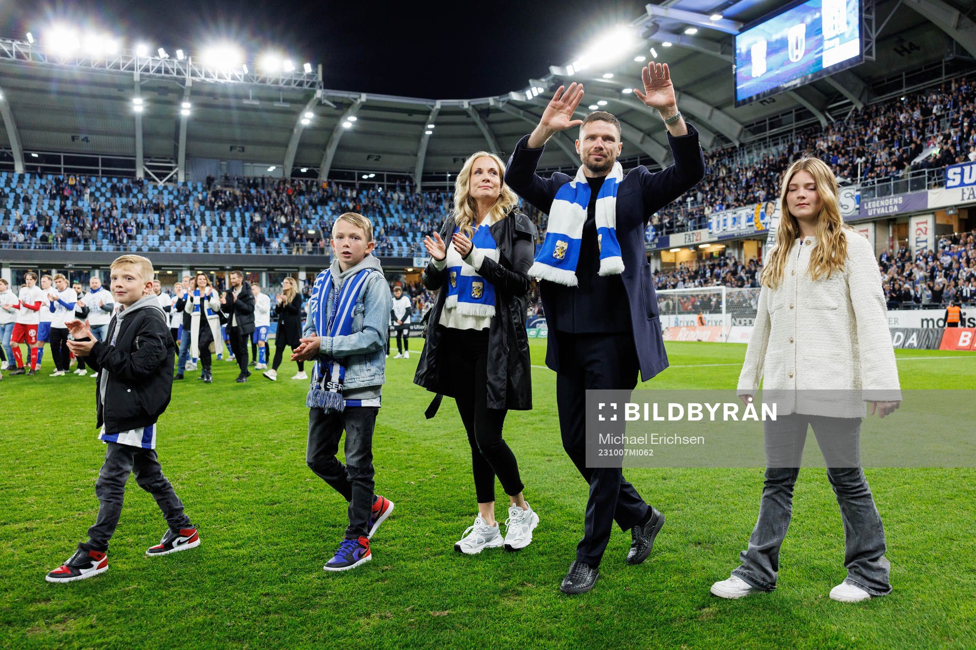 Marcus Berg med familj