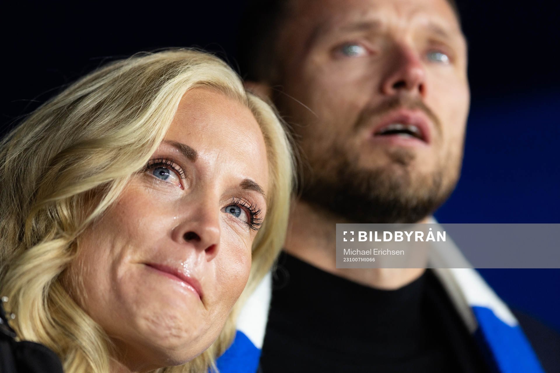 IFK Göteborgs Marcus Berg med sin fru Josefine Ringblom