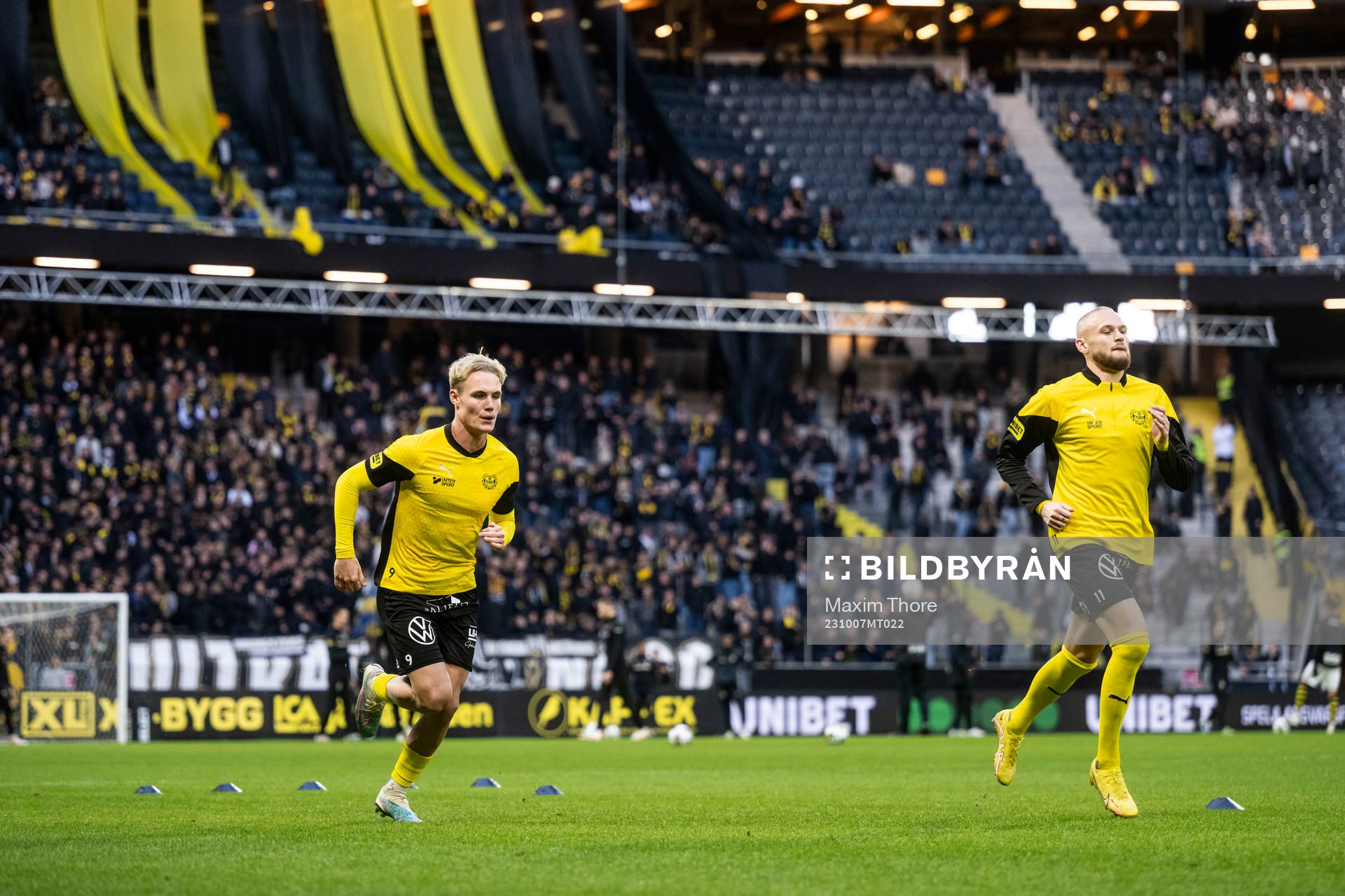 Mjällbys Max Fenger och Adam Ståhl