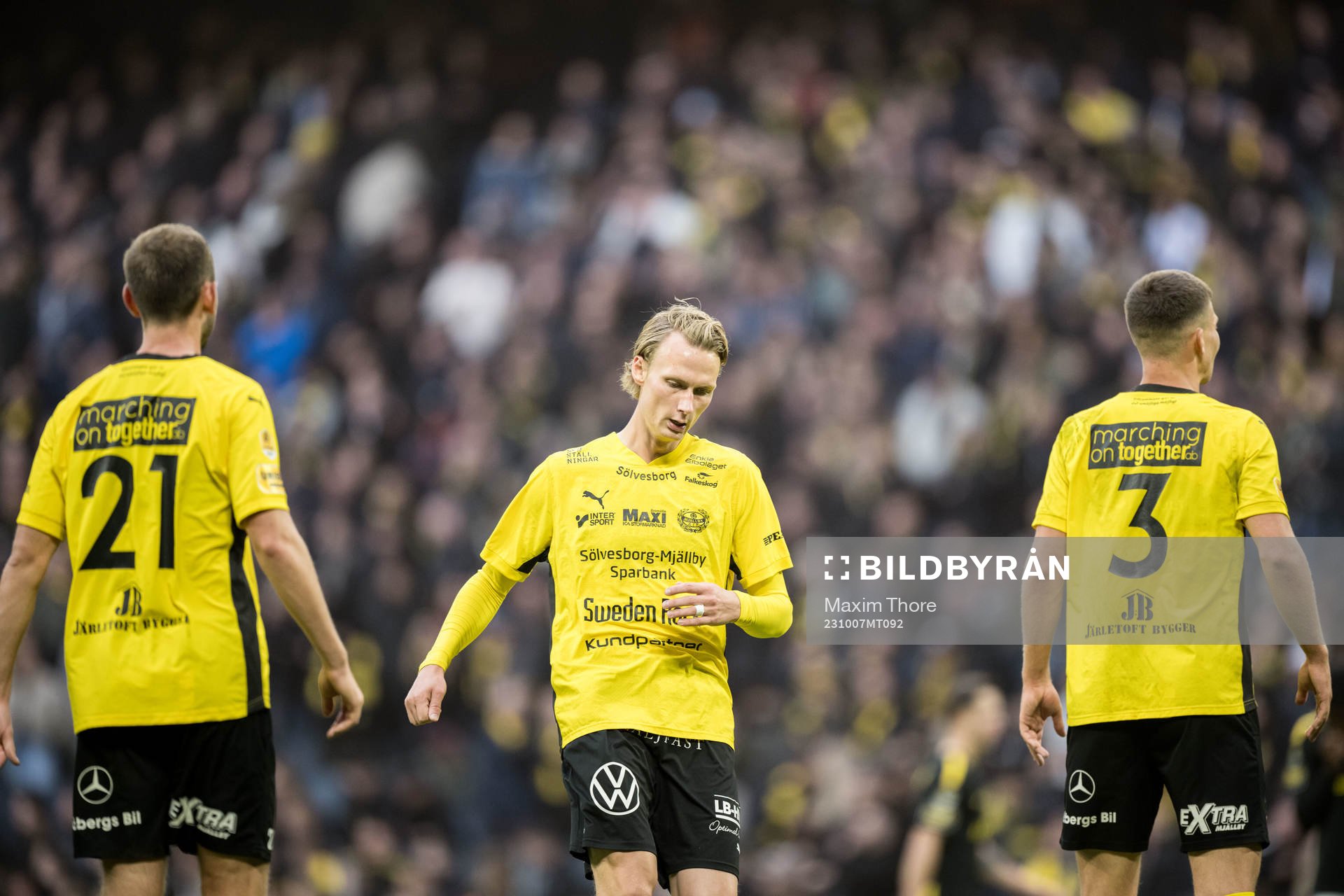 Mjällbys Alexander Johansson deppar