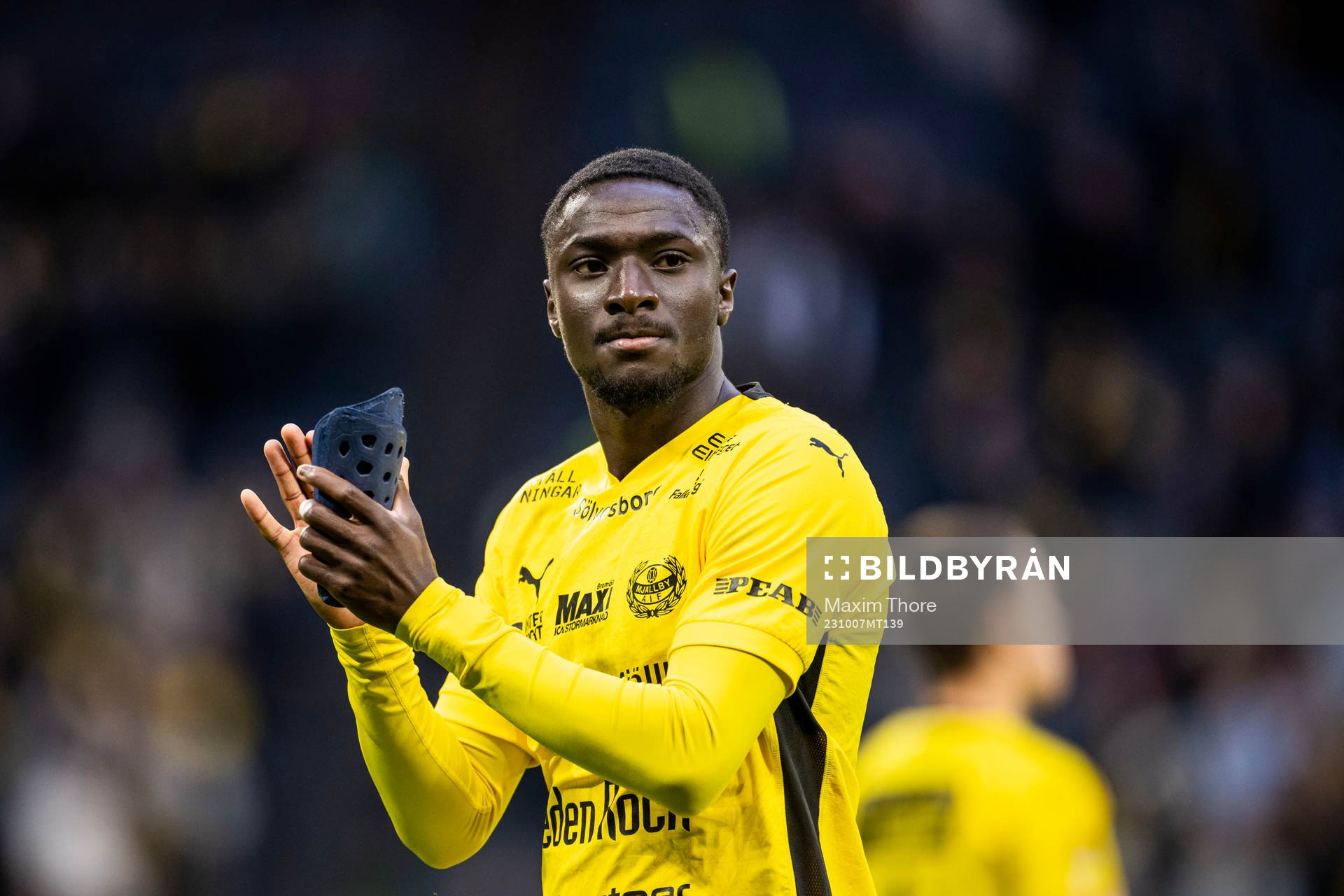 Mjällbys Seedy Imam Jagne deppar