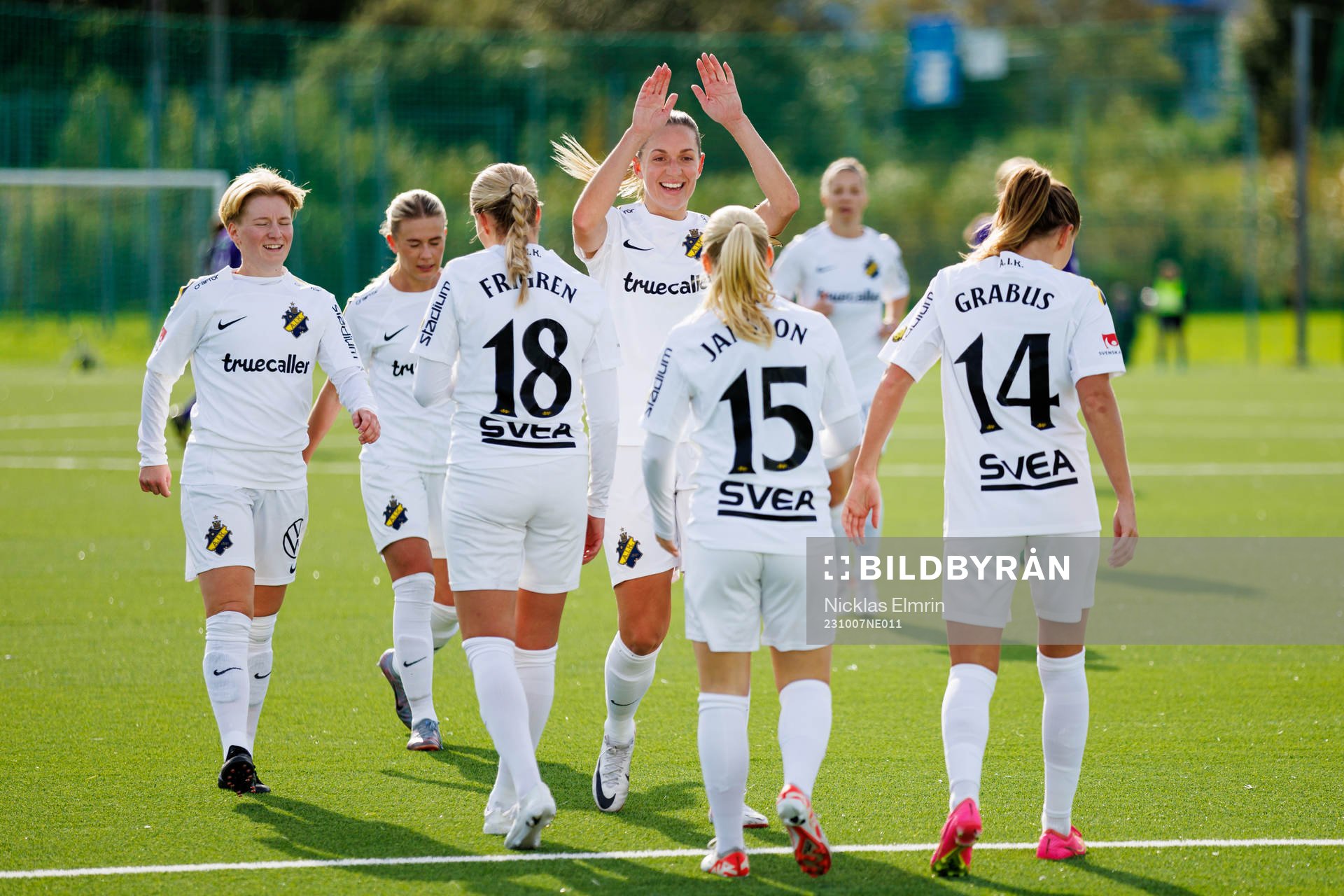 AIKs Jennie Nordin jublar