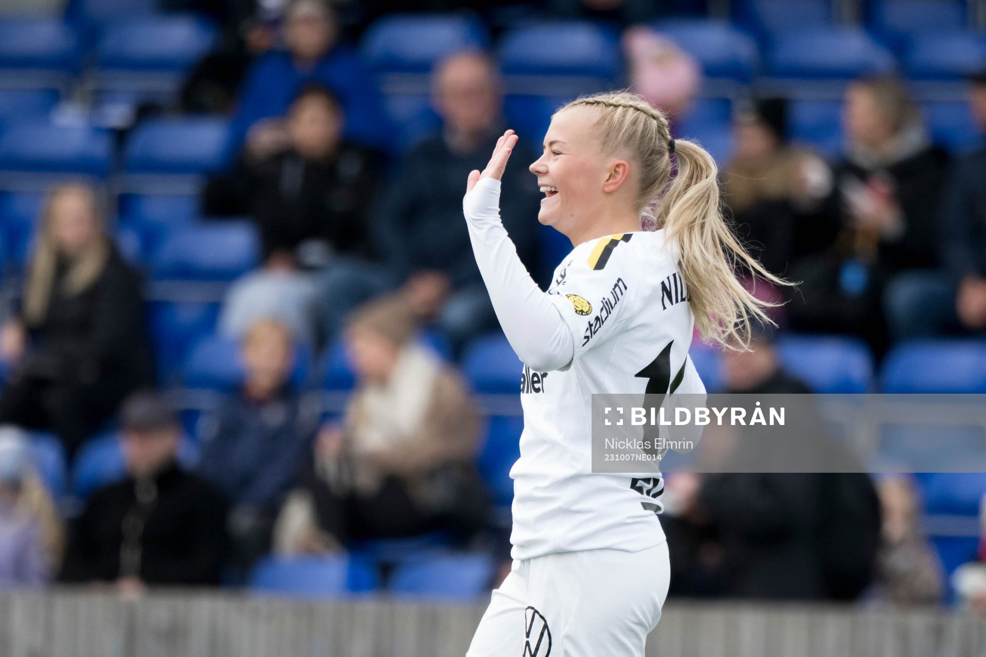 under fotbollsmatchen i Elitettan mellan Jitex och AIK