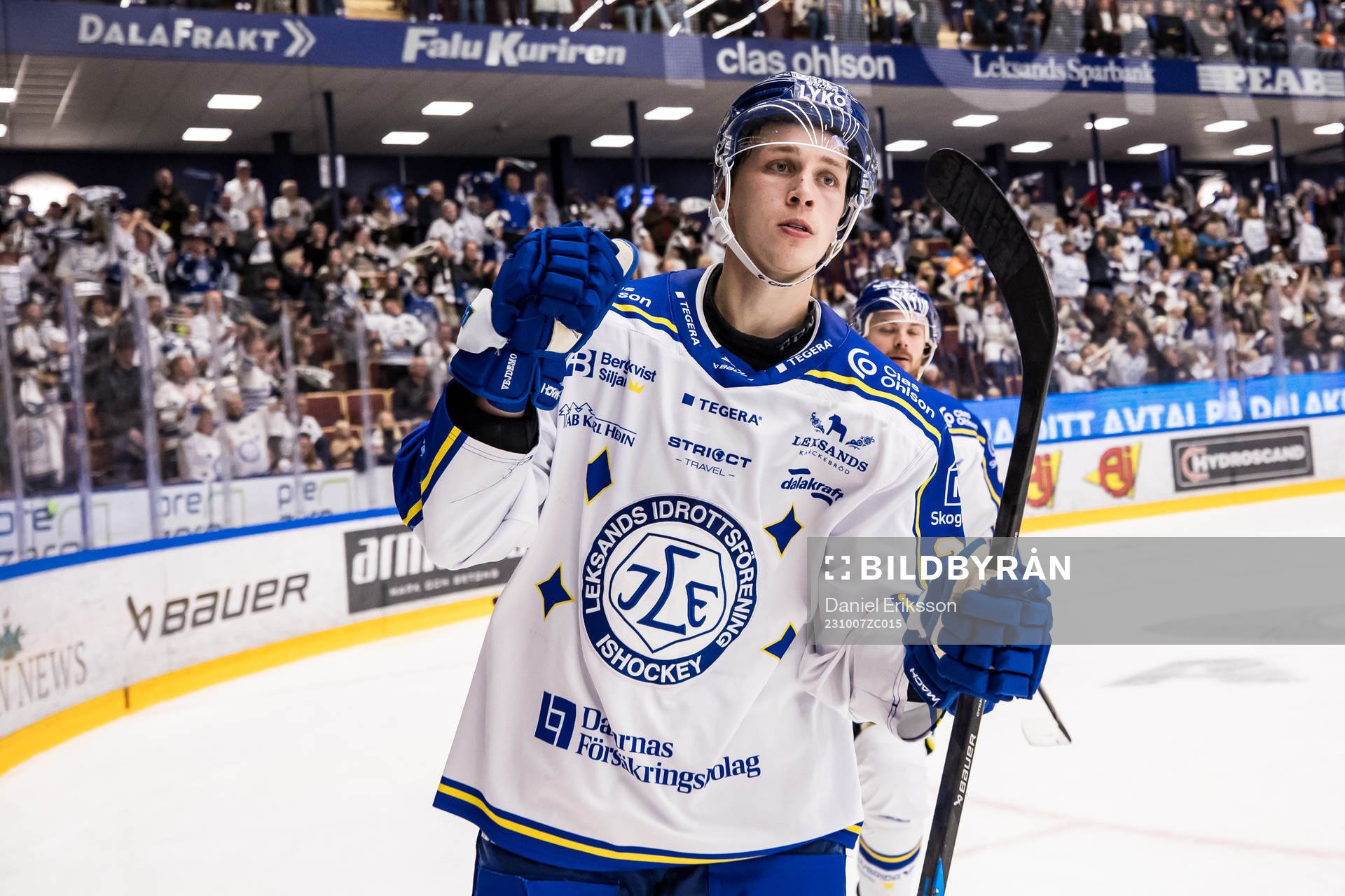 Leksands Lukas Vejdemo jubel