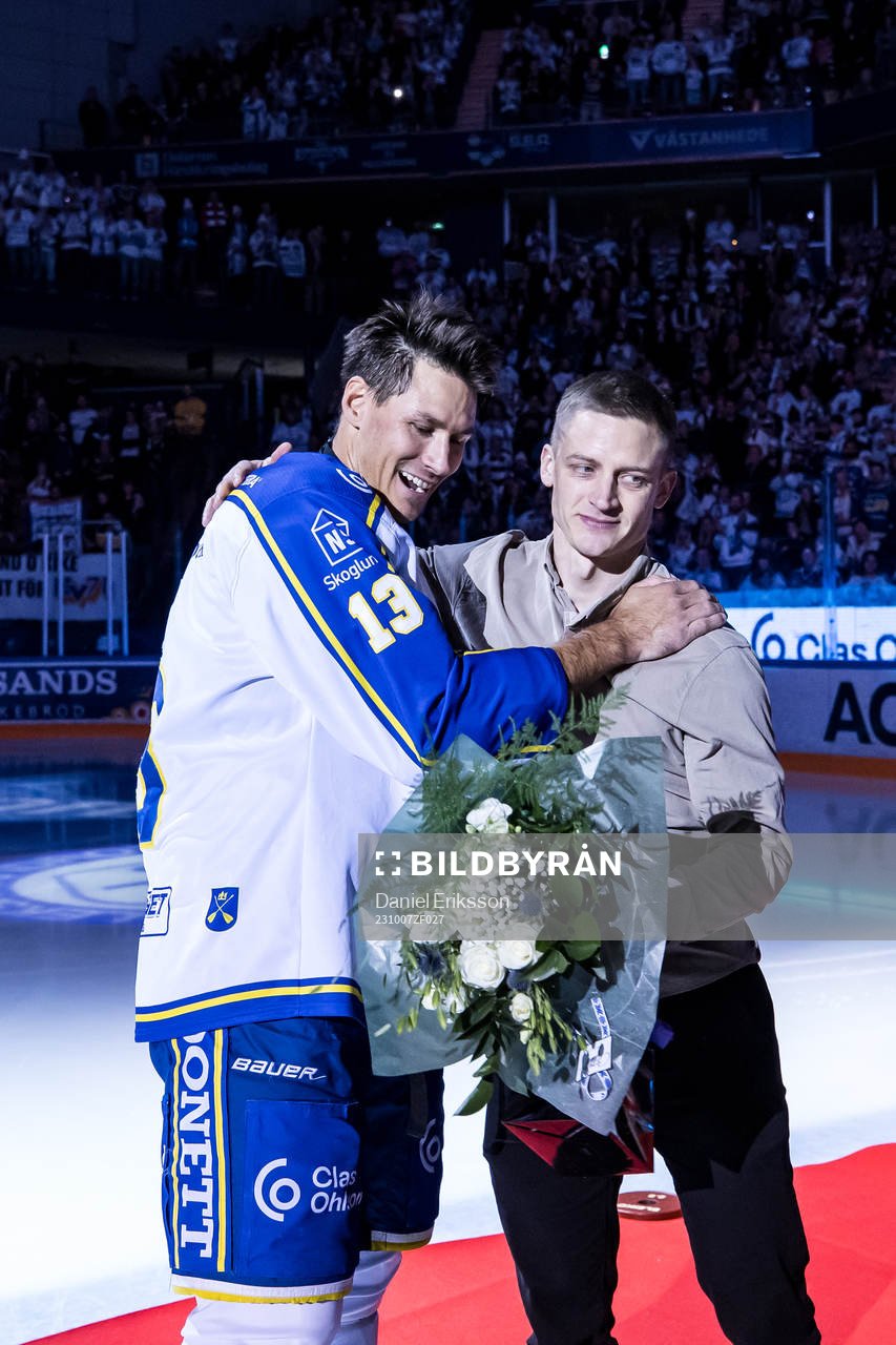 Leksands Jon Knuts hyllas för klubbrekord flest antal