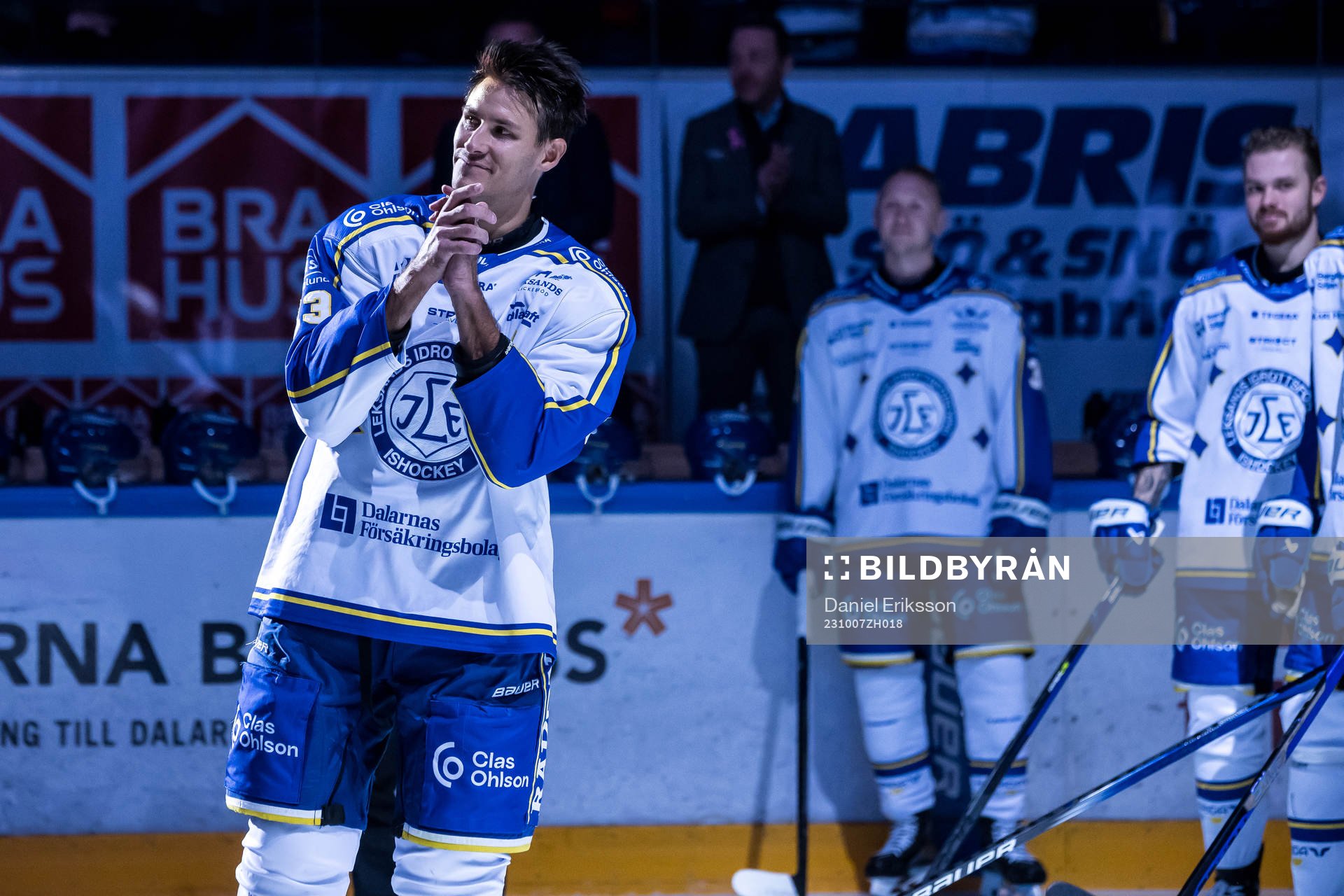 Leksands Jon Knuts hyllas för klubbrekord flest antal