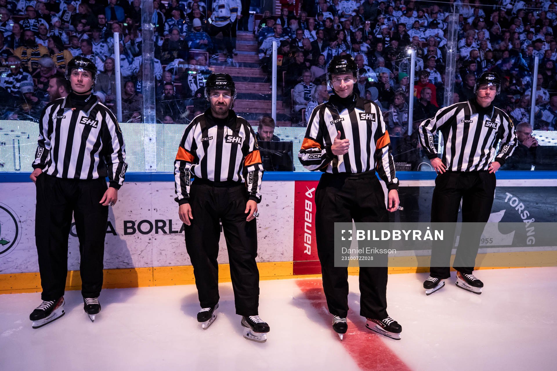 Domare Christoffer Holm och Domare Mattias Enroth