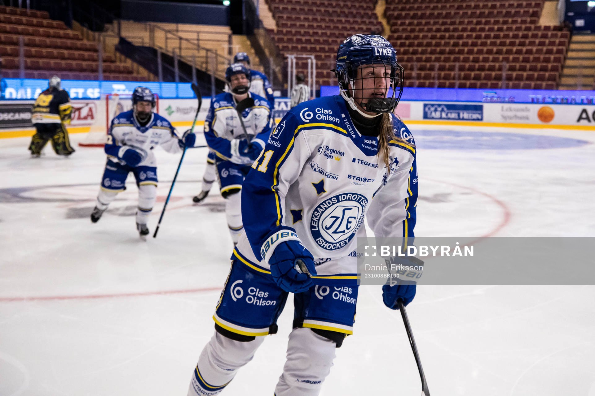 Leksands Emilie Kruse Johansen jublar