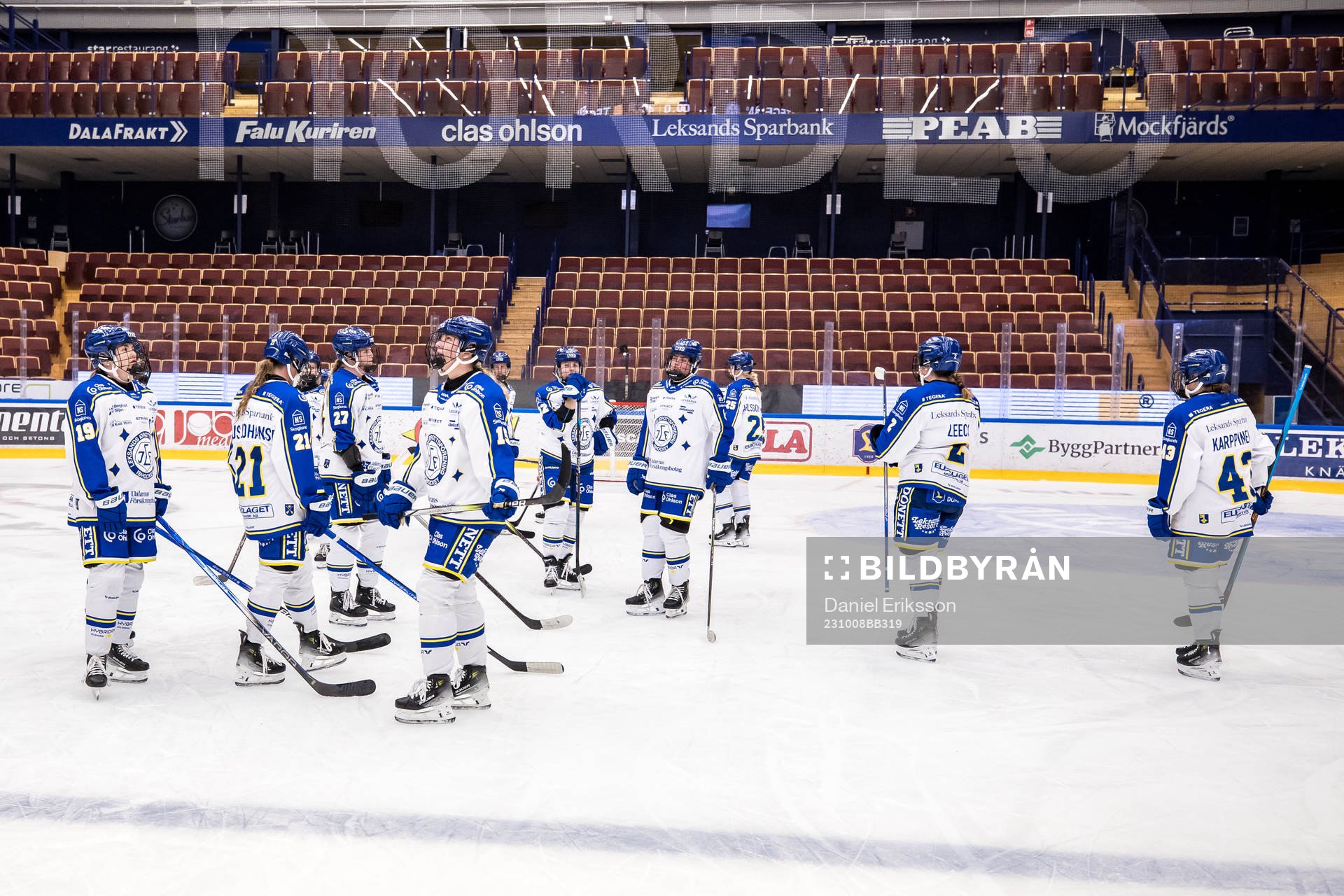 Leksands spelarna deppar