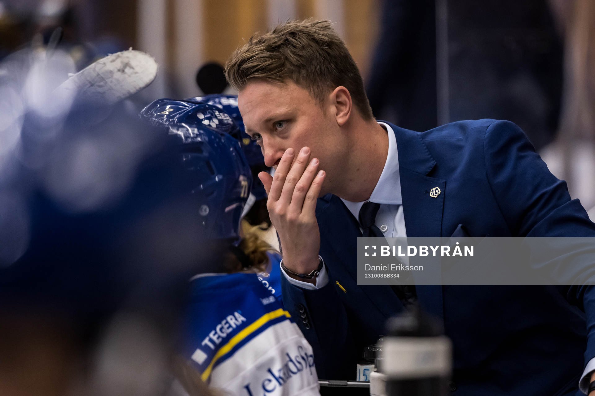 Leksands assisterande tränare Joakim Engström