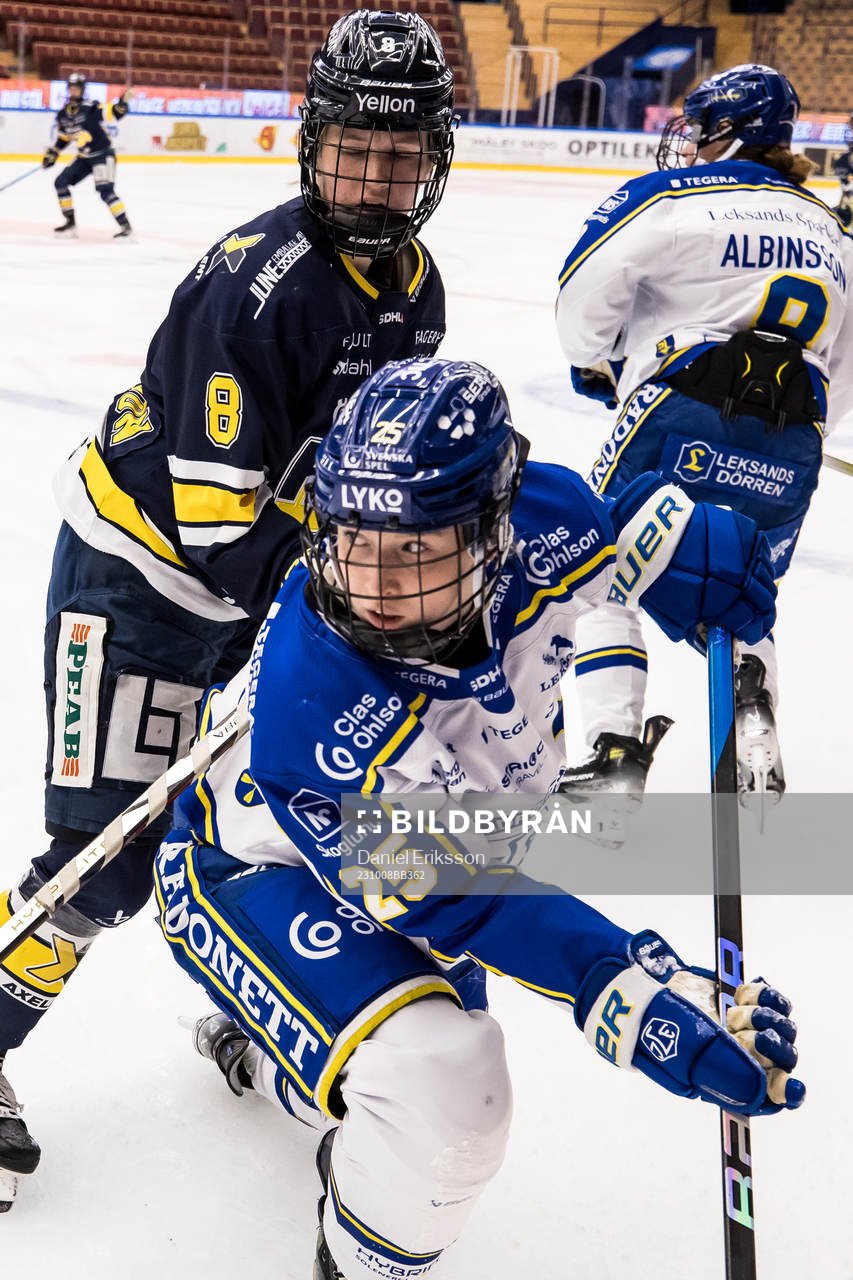 Leksands Nathalie Carlsson Mattila och HV71s Hilda Svensson
