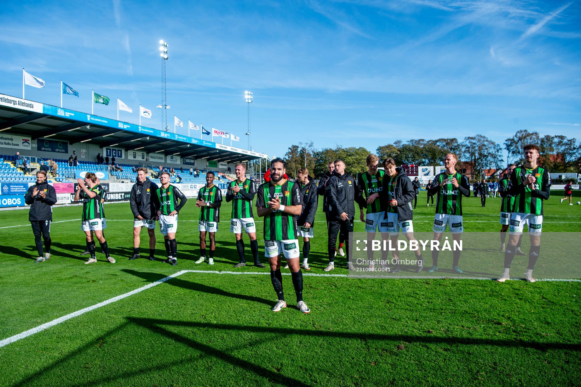 GAIS spelare jublar