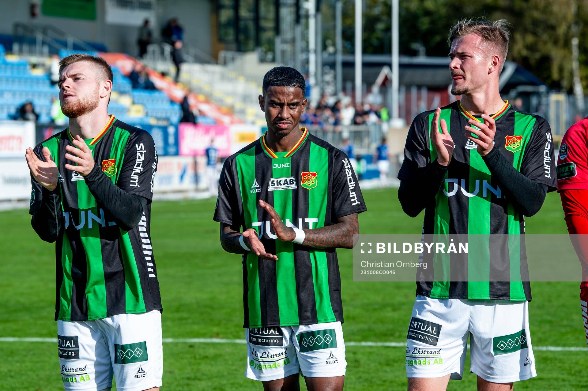 GAIS spelare jublar