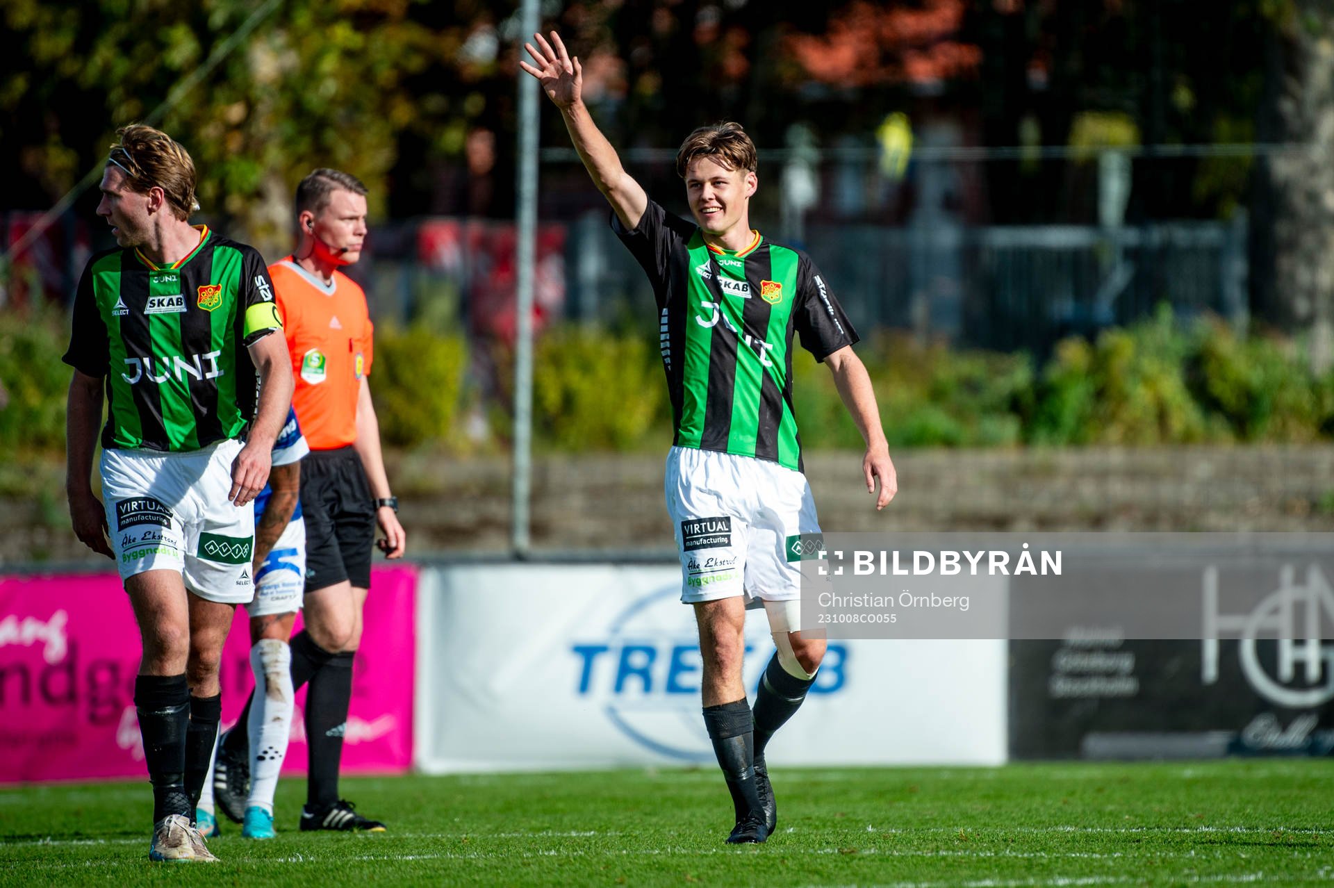 GAISs Axel Henriksson jublar