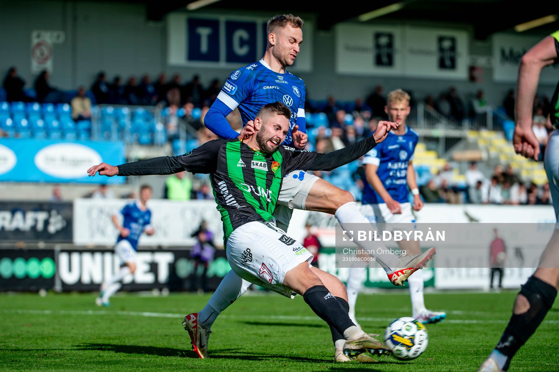 GAISs Axel Norén mot Trelleborgs Filip Bohman