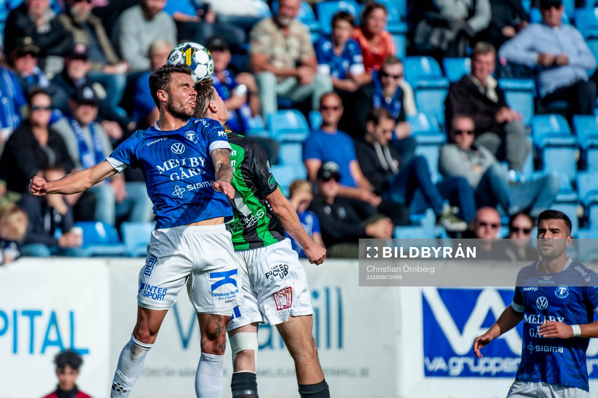 Trelleborgs Herman Hallberg mot GAISs Axel Henriksson