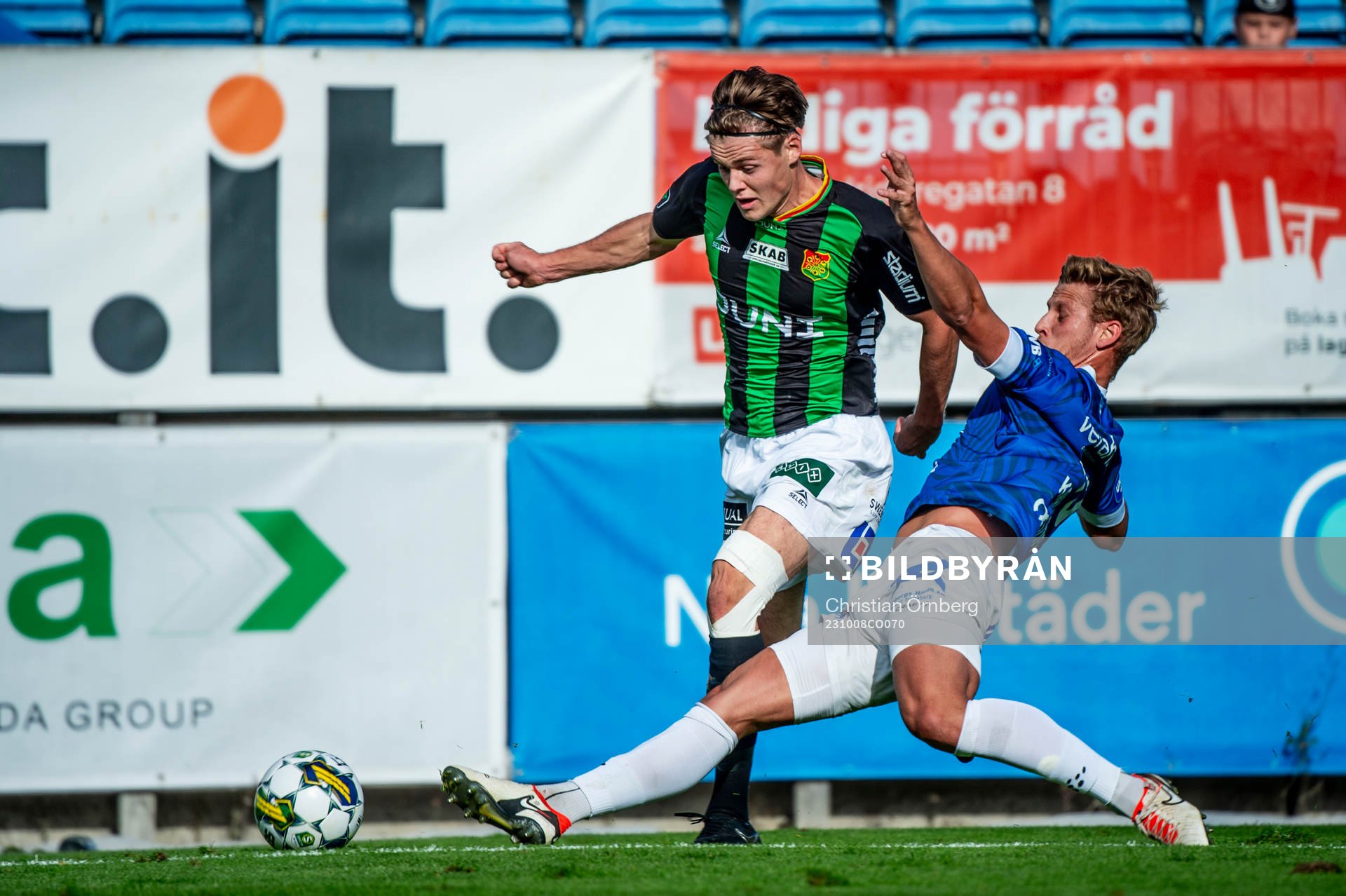 GAISs Axel Henriksson mot Trelleborgs Tobias Karlsson