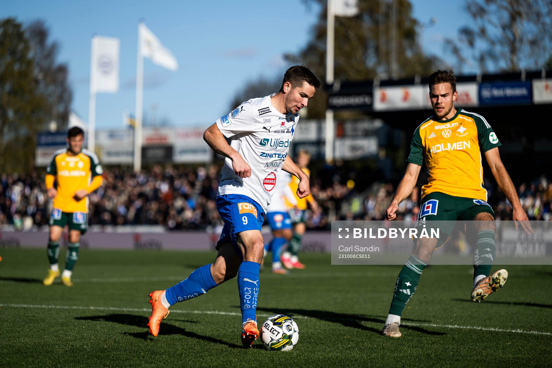 Värnamos Oscar Johansson och IFK Norrköpings Anton