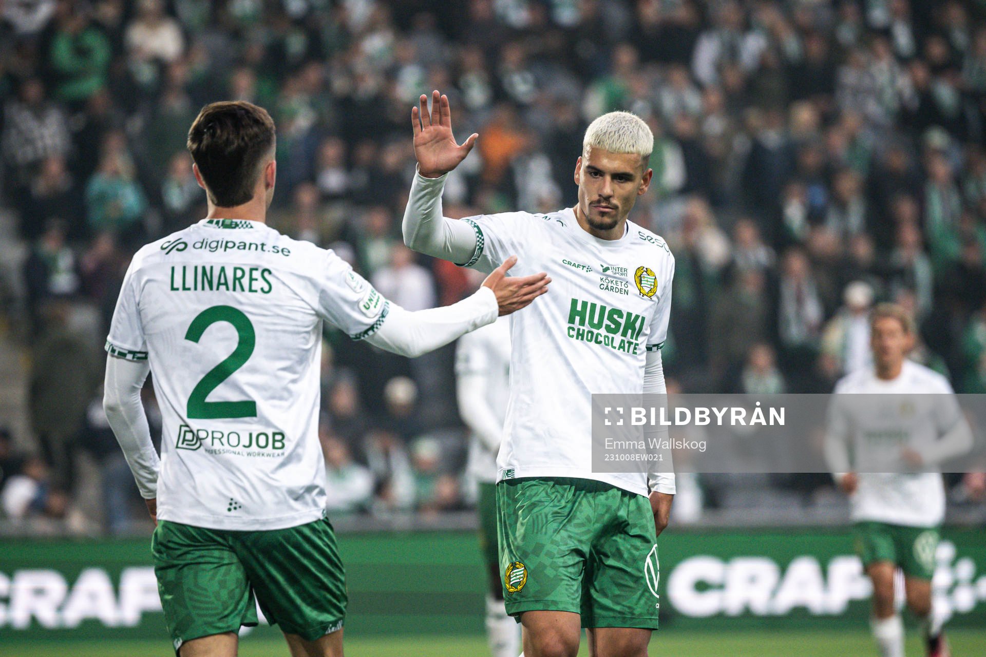 Hammarbys Marc Llinares Barragan och Edvin Kurtulus