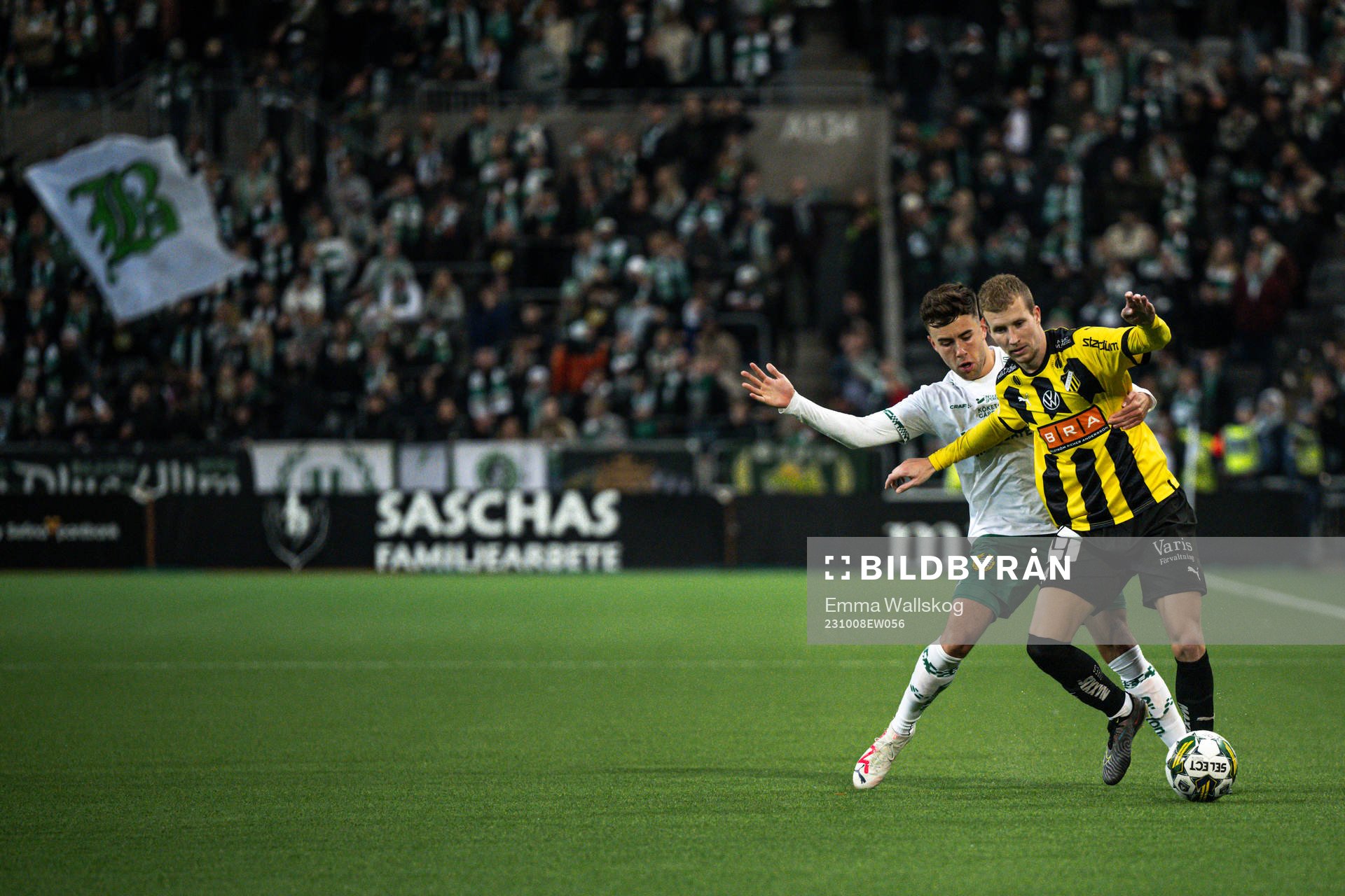 Hammarbys Marc Llinares Barragan och Häckens Simon