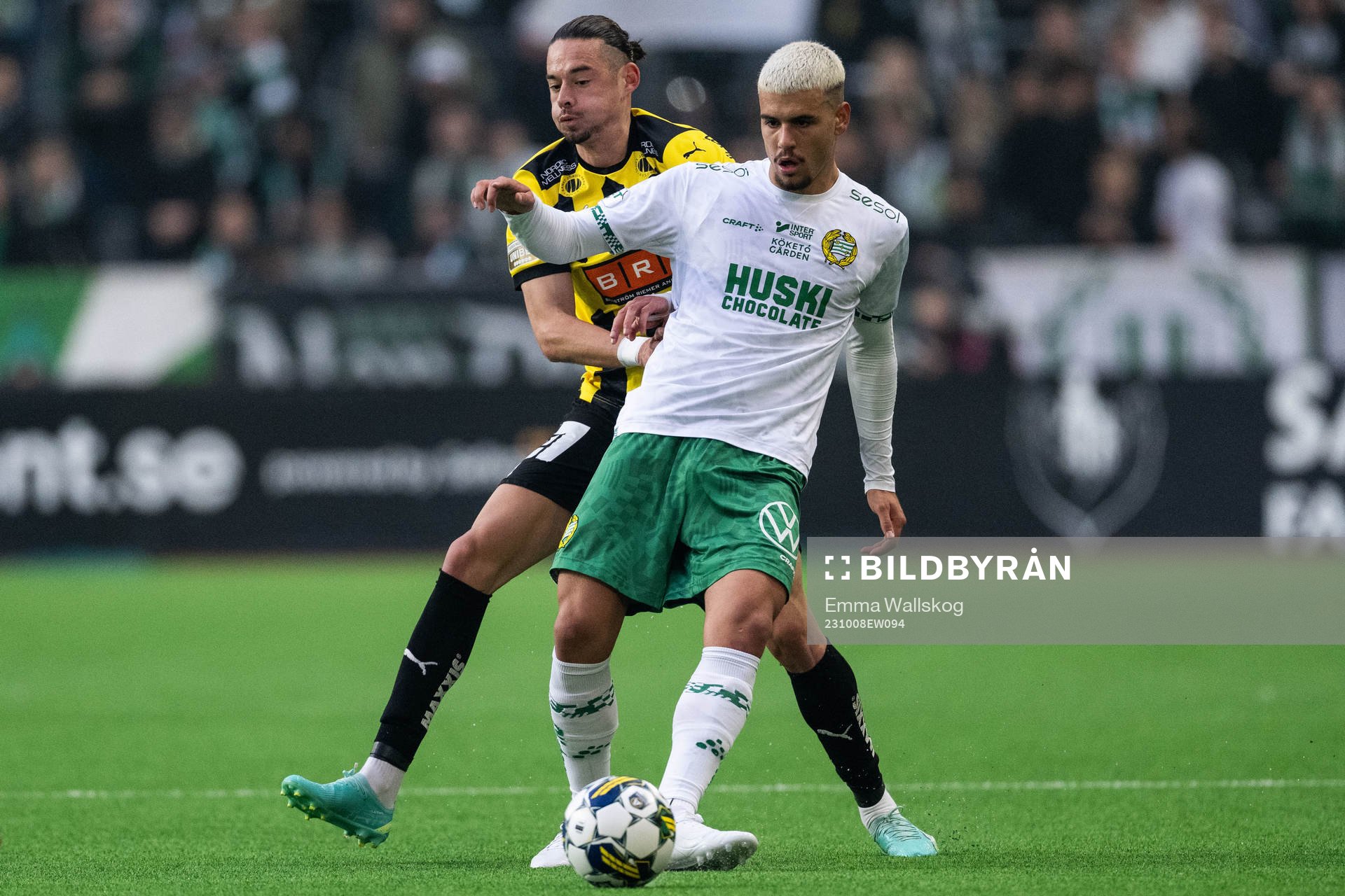 Häckens Amor Layouni och Hammarbys Edvin Kurtulus