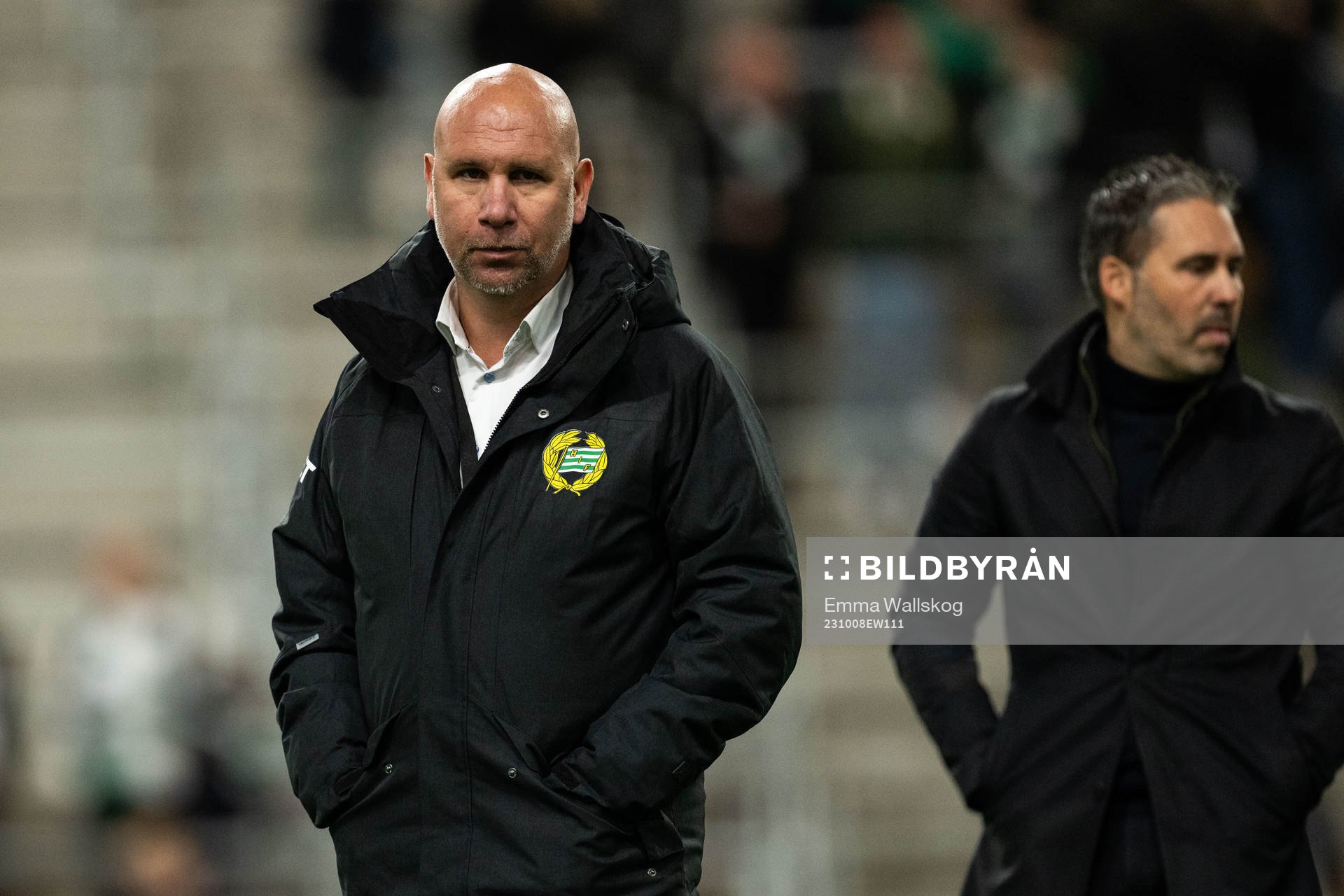 Hammarbys sportchef Mikael Hjelmberg och tränare Marti