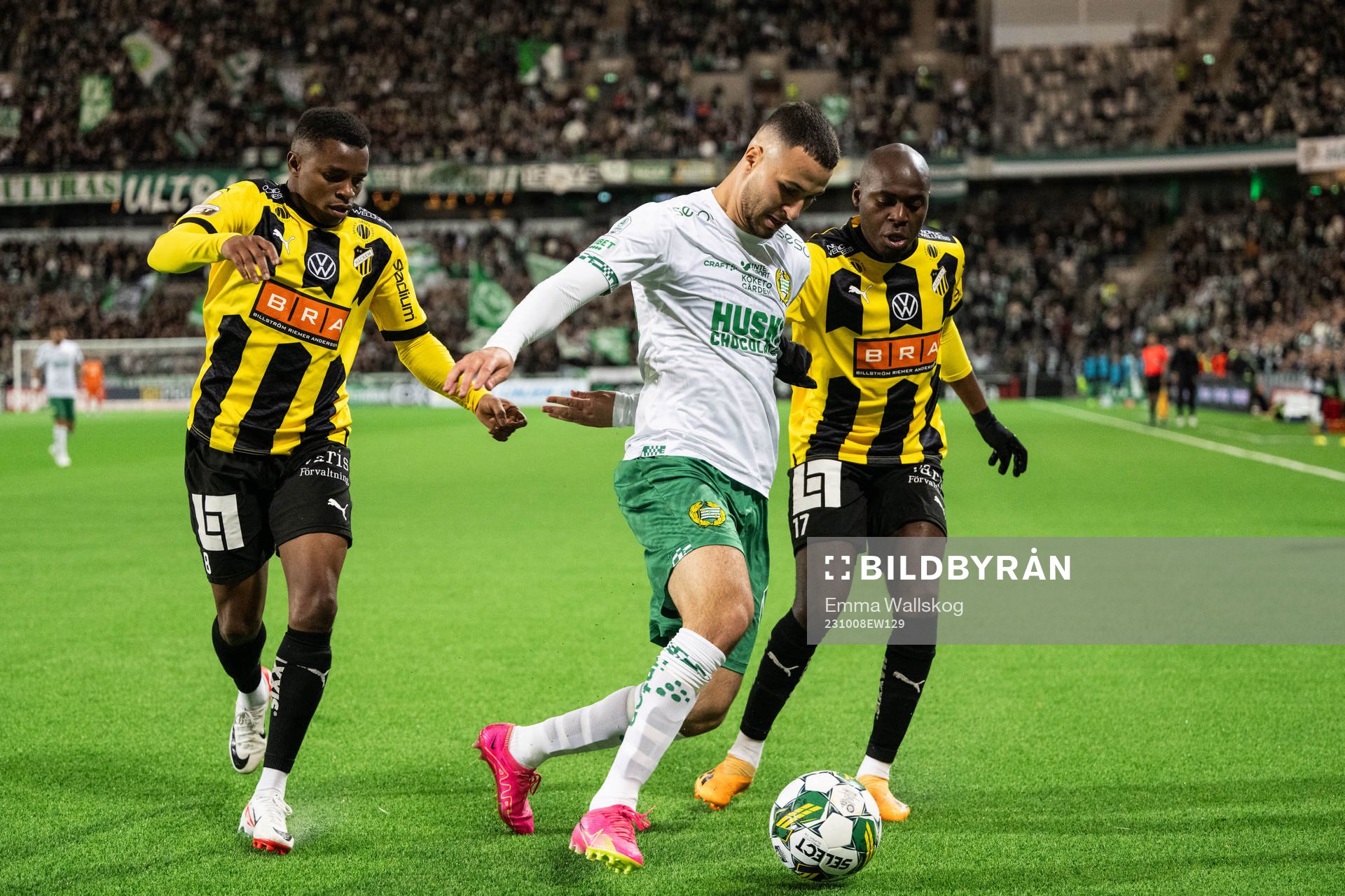 Hammarbys Abdelrahman Boudah Saidi mot Häckens Abdulrazaq