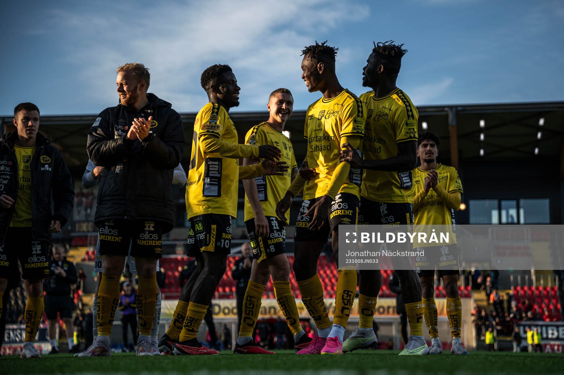 Elfsborgs spelare jublar