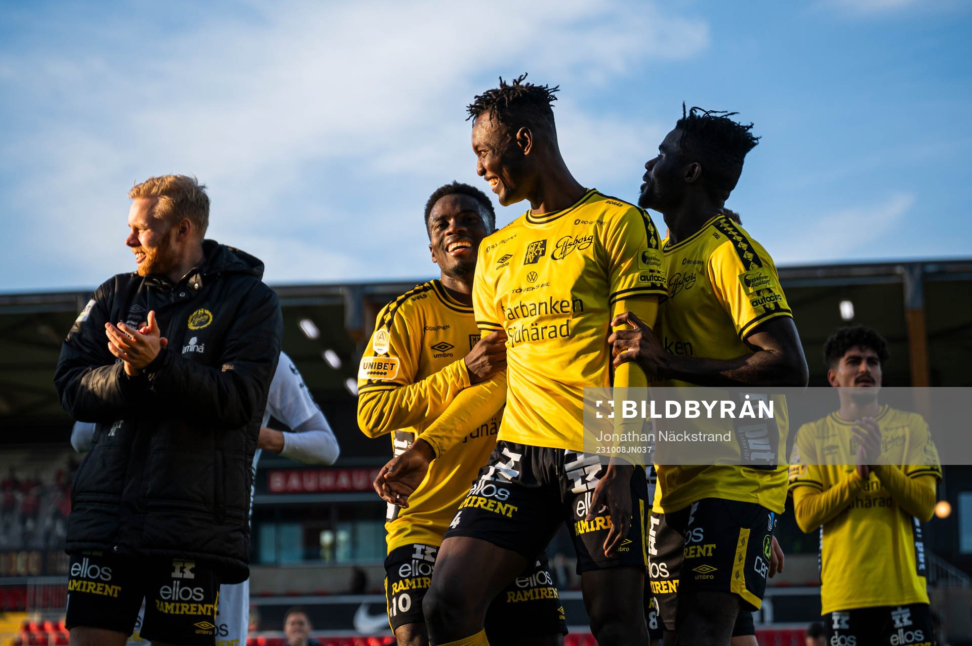 Elfsborgs Michael Baidoo, Jalal Abdullai och Ibrahim Buhari