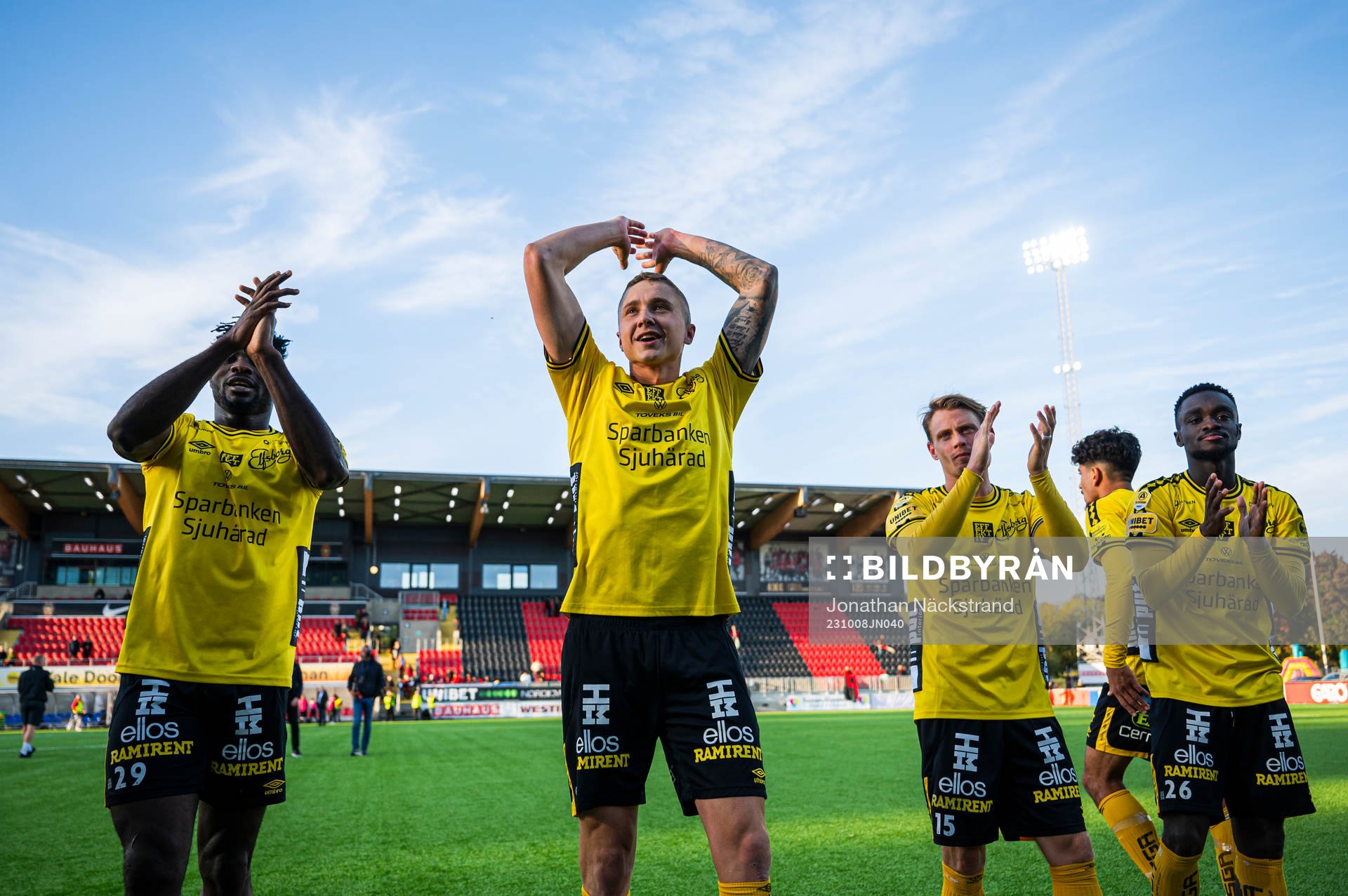 Elfsborgs spelare jublar